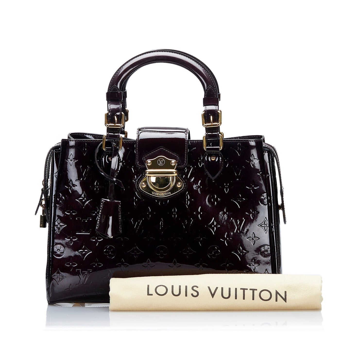 Louis Vuitton Melrose Avenue Dark Red Monogram Vernis