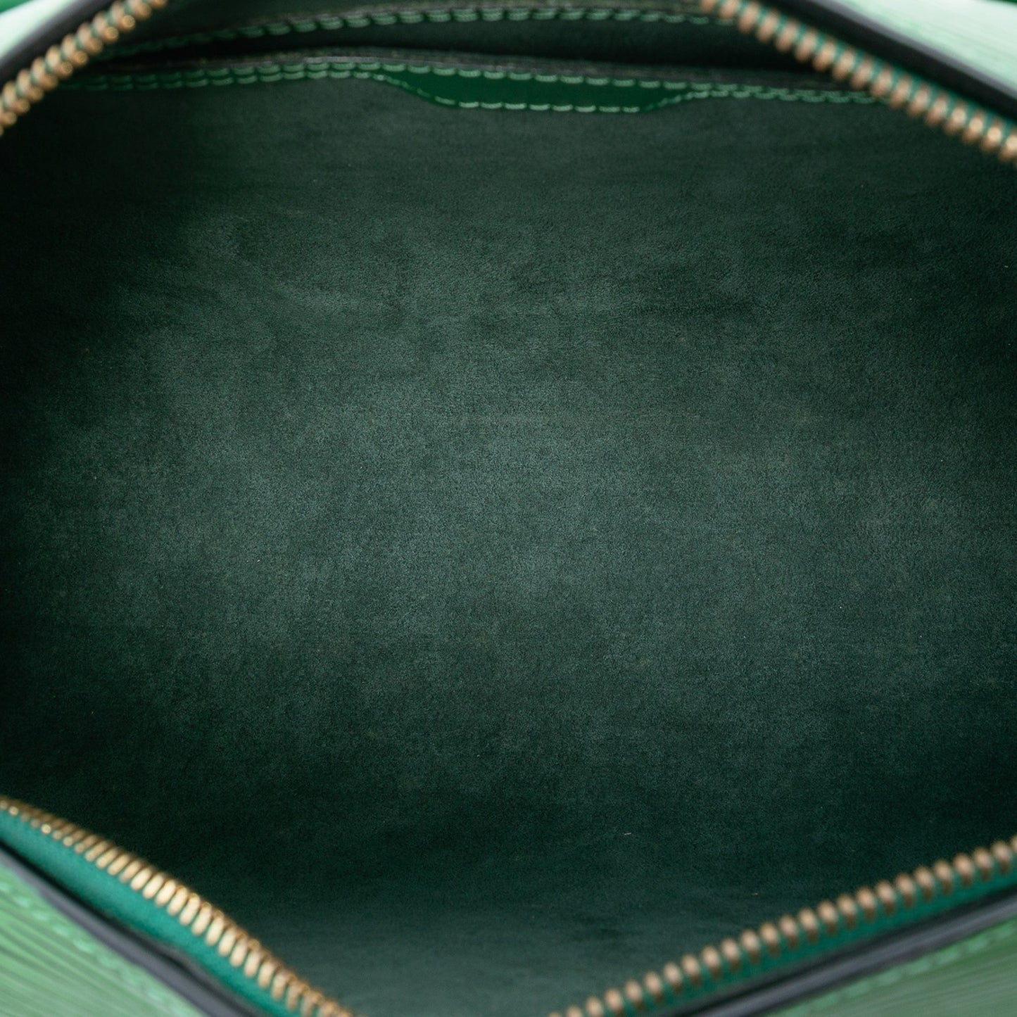 Green Louis Vuitton Epi Soufflot Handbag