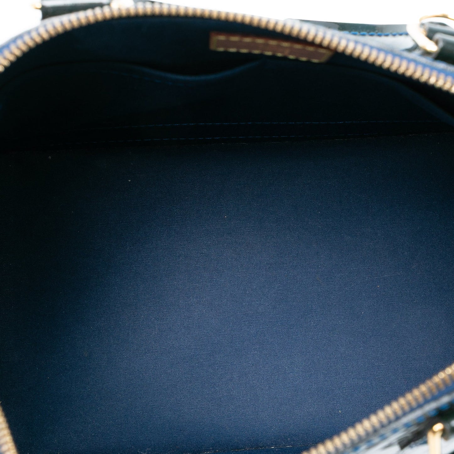 Blue Louis Vuitton Monogram Vernis Alma PM Handbag