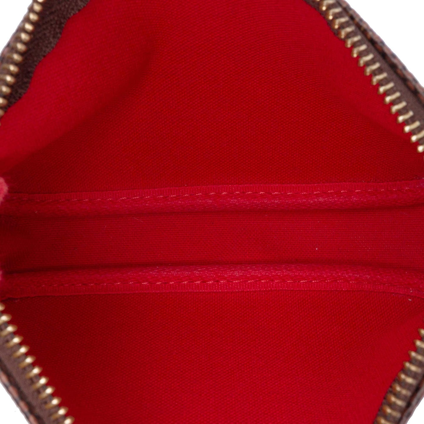 Brown Louis Vuitton Damier Ebene Mini Pochette Accessoires Handbag