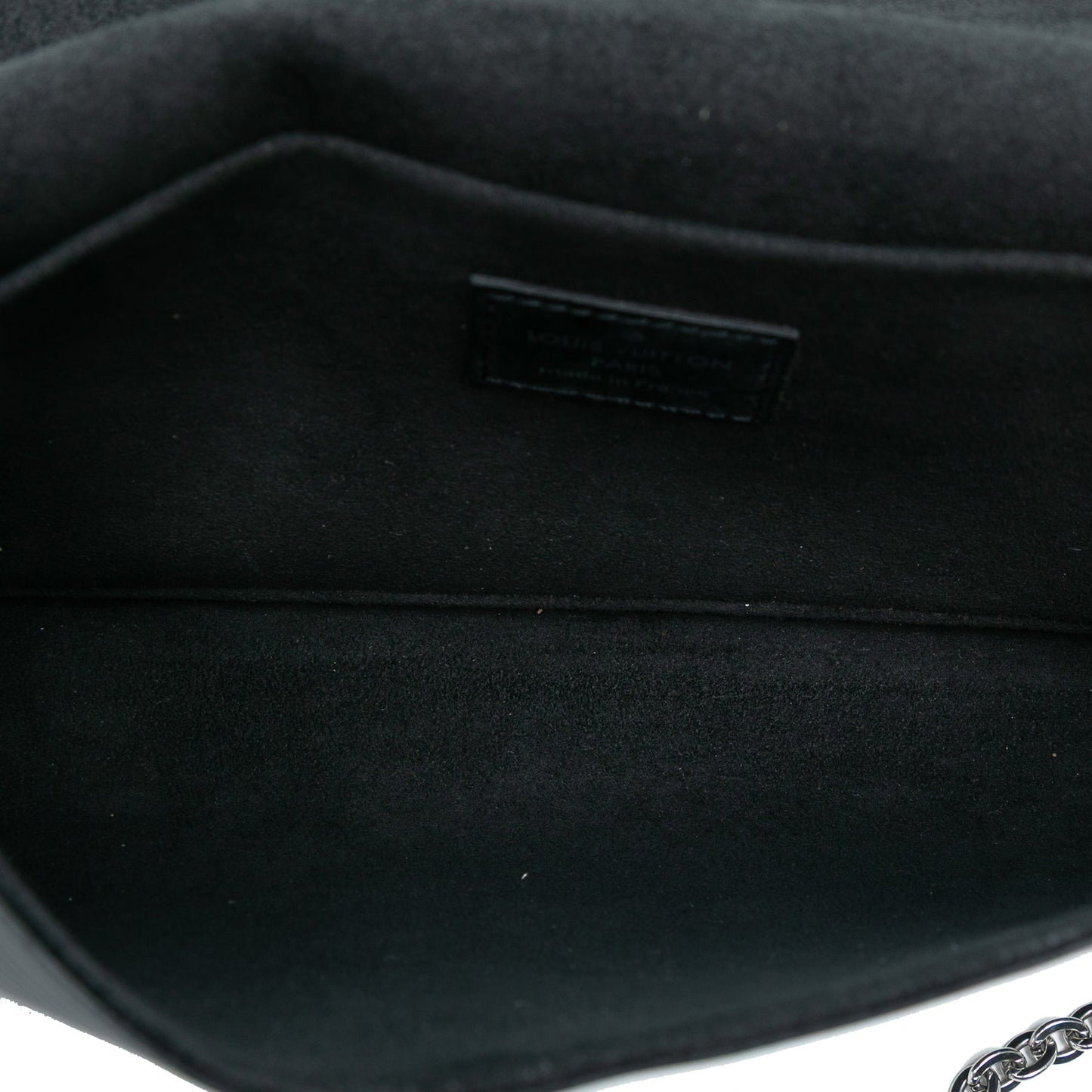 Black Louis Vuitton Epi Pochette Felicie Crossbody Bag