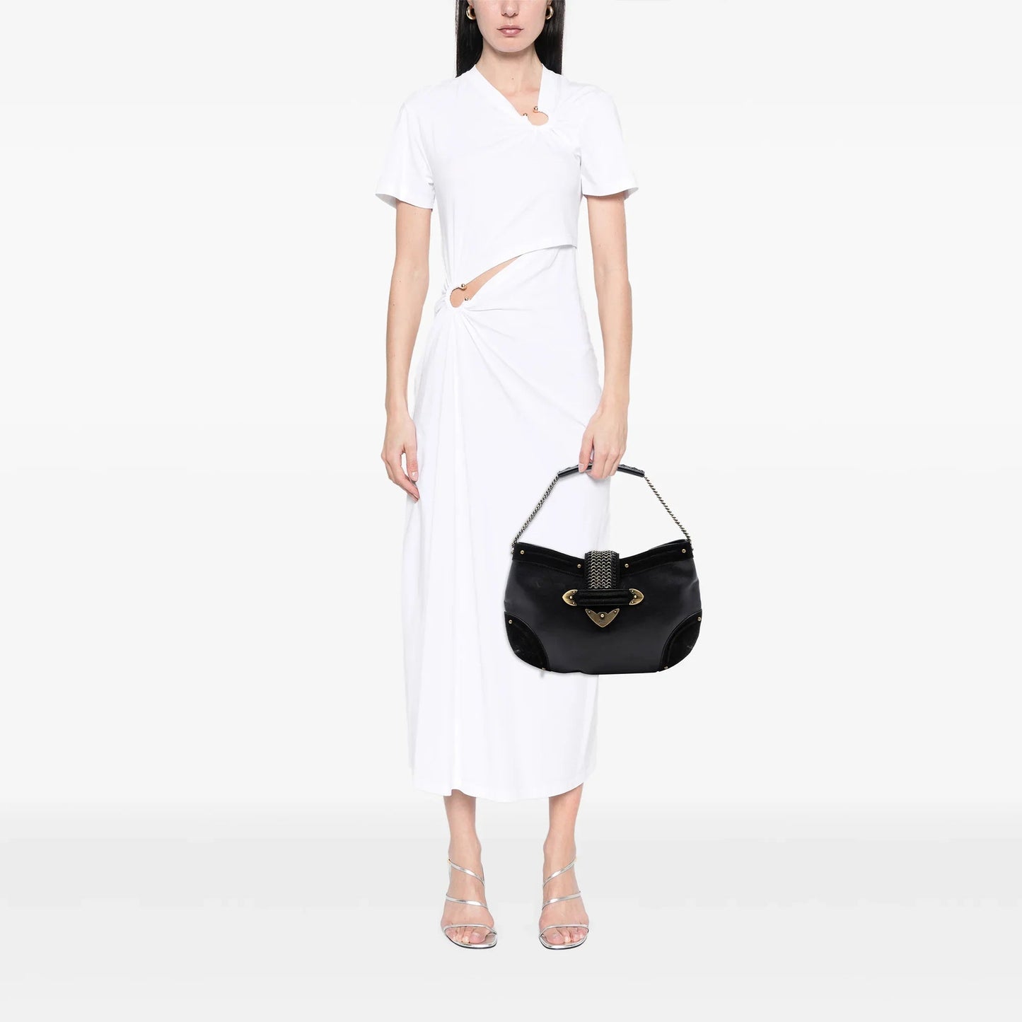 Black Dior Leather Jeanne Hobo
