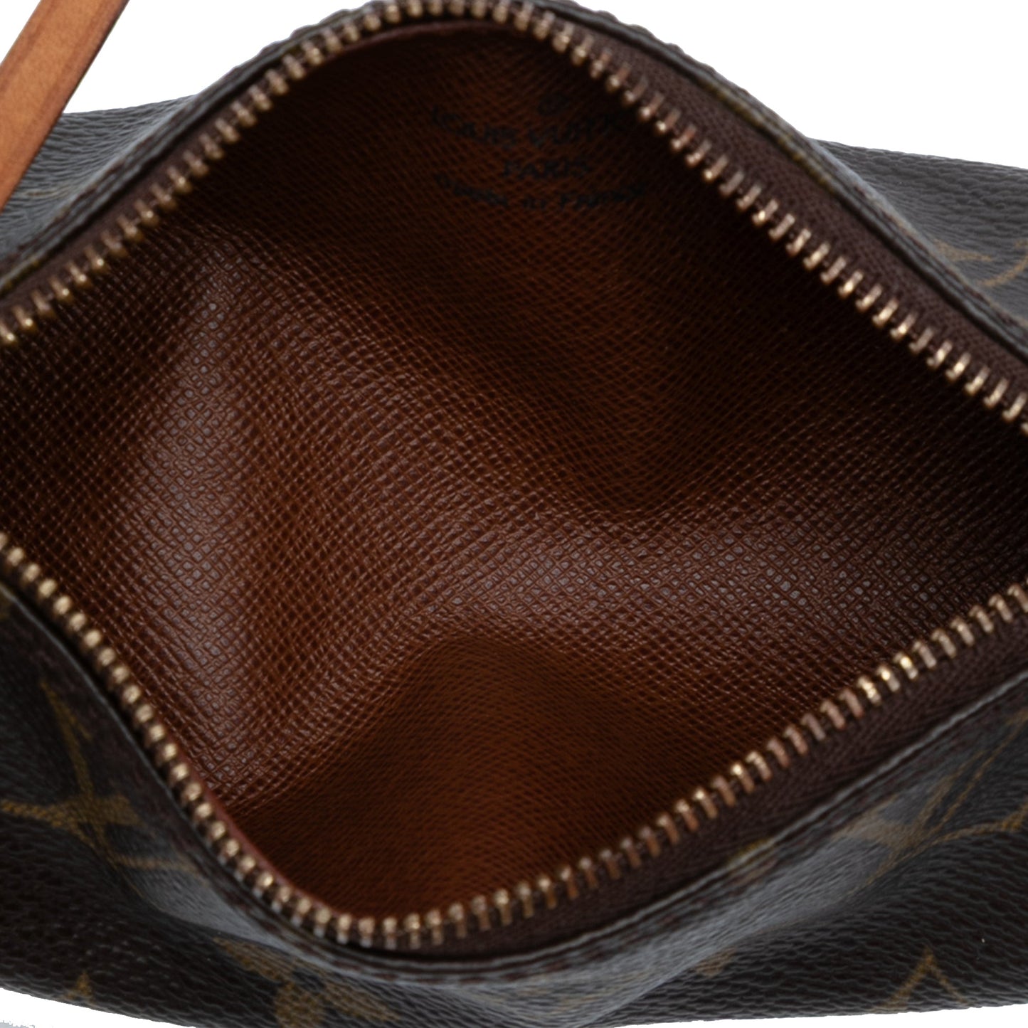 Brown Louis Vuitton Monogram Papillon Pochette Handbag