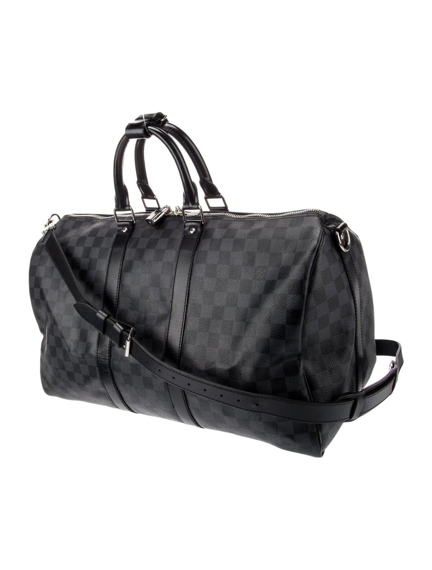 LOUIS VUITTON DAMIER GRAPHITE KEEPALL BANDOULIÃRE 45 BAG