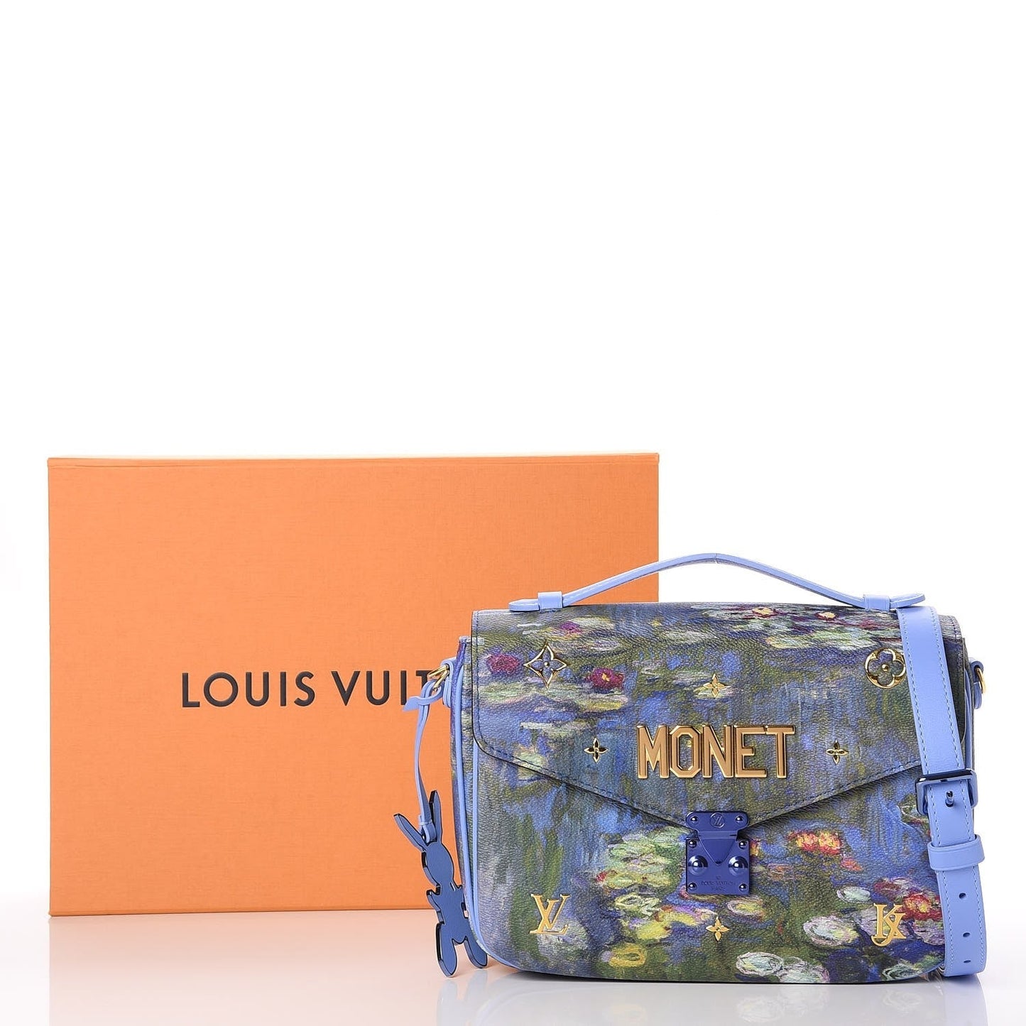 LOUIS VUITTON LIMITED EDITION MASTERS MONET PERIWINKLE POCHETTE MÃTIS