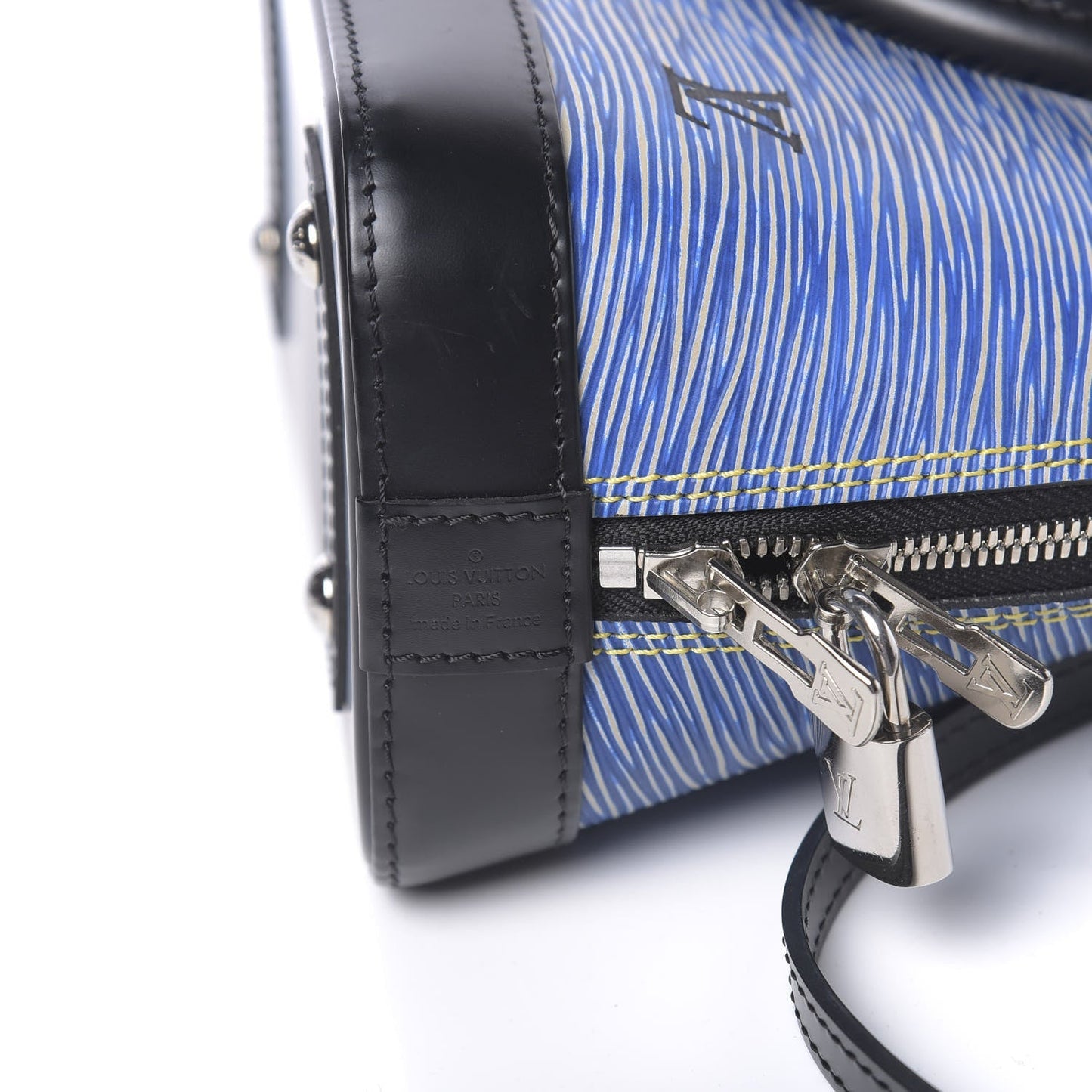 LOUIS VUITTON ALMA BB EPI LEATHER-DENIM LIGHT