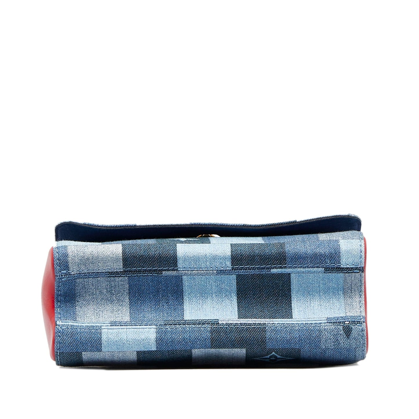 Louis Vuitton Damier Denim Patchwork Twist MM (SHG-HeRXdW)