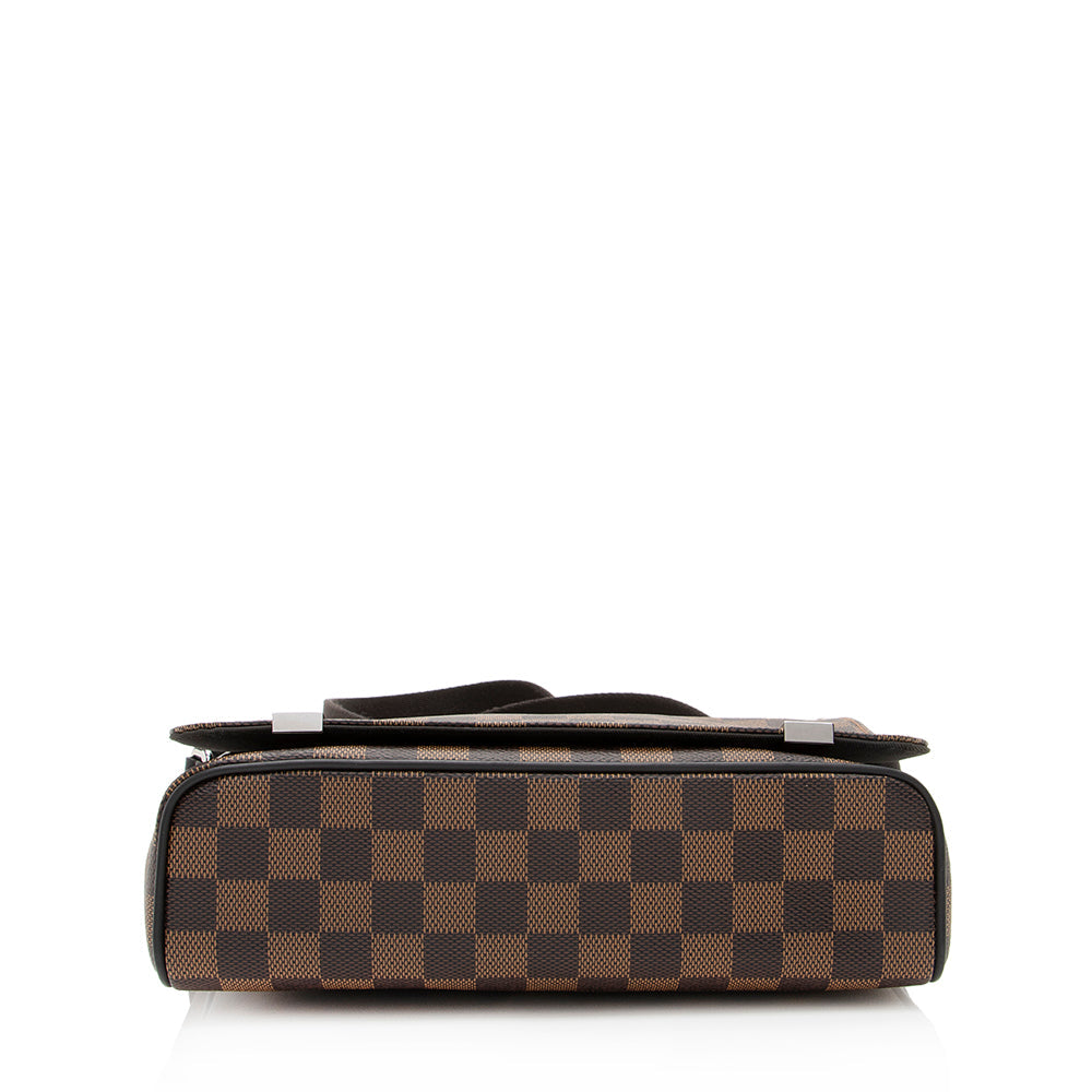 Louis Vuitton Damier Ebene District PM Messenger Bag (SHF-20120)