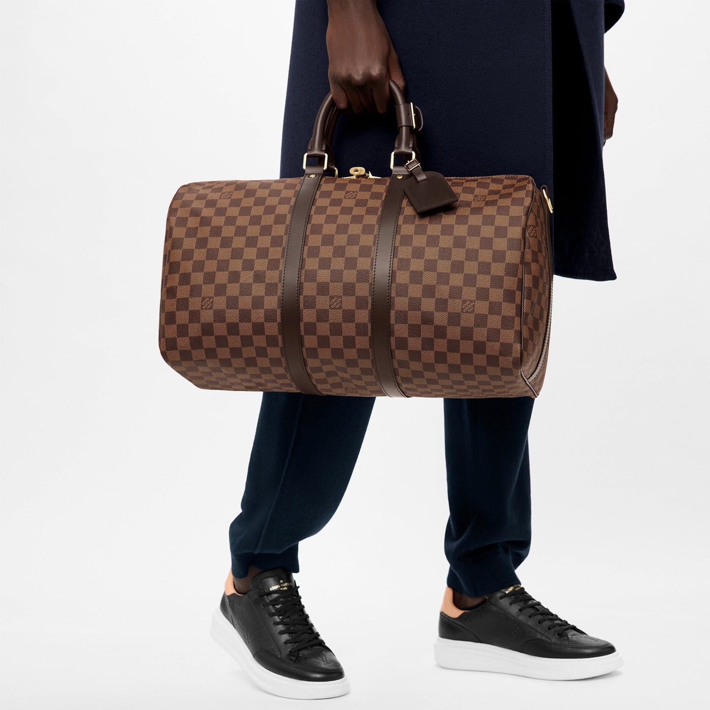 LOUIS VUITTON KEEPALL BANDOULIÃRE 50 DAMIER EBENE