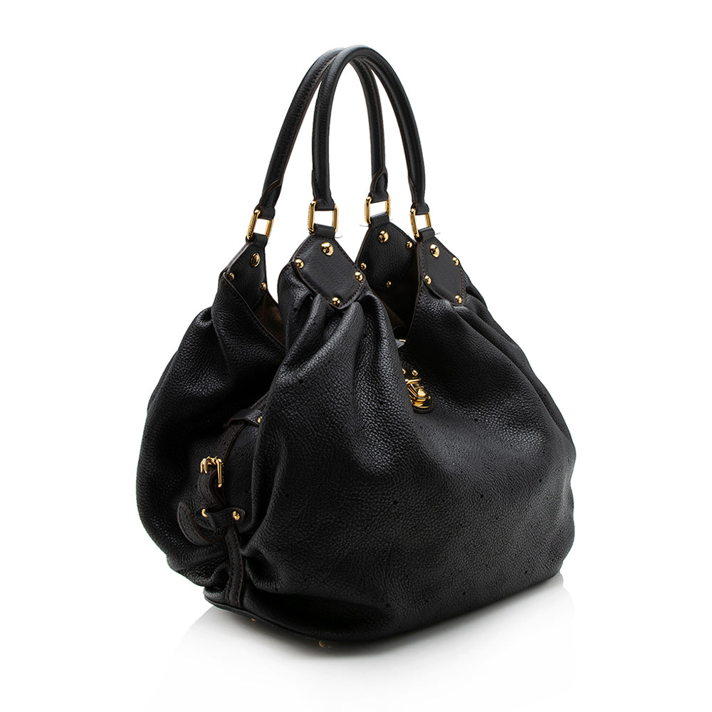 Louis Vuitton Mahina Leather L Hobo (SHF-13020)