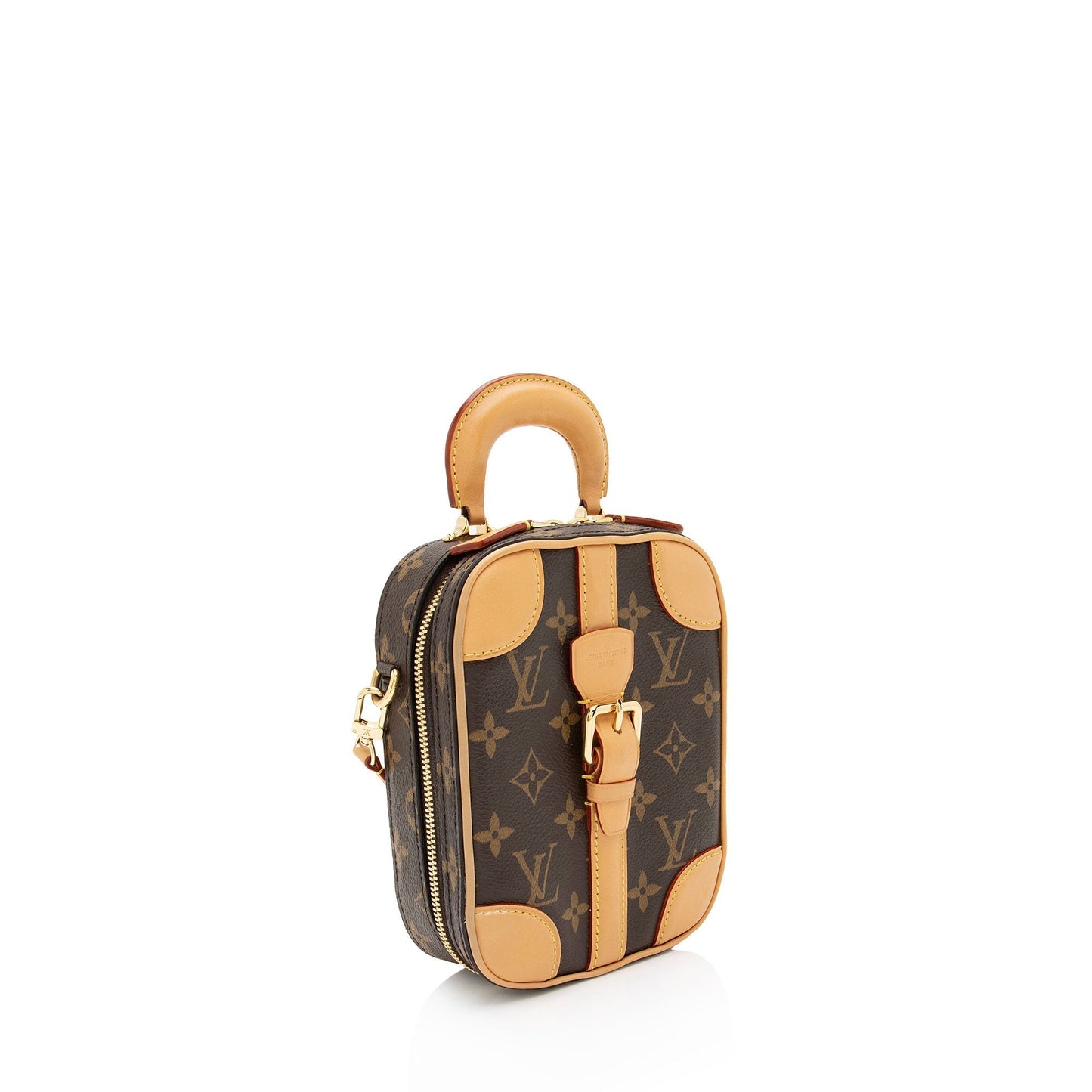 Louis Vuitton Monogram Canvas Valisette Verticale Shoulder Bag (SHF-bOEbeq)