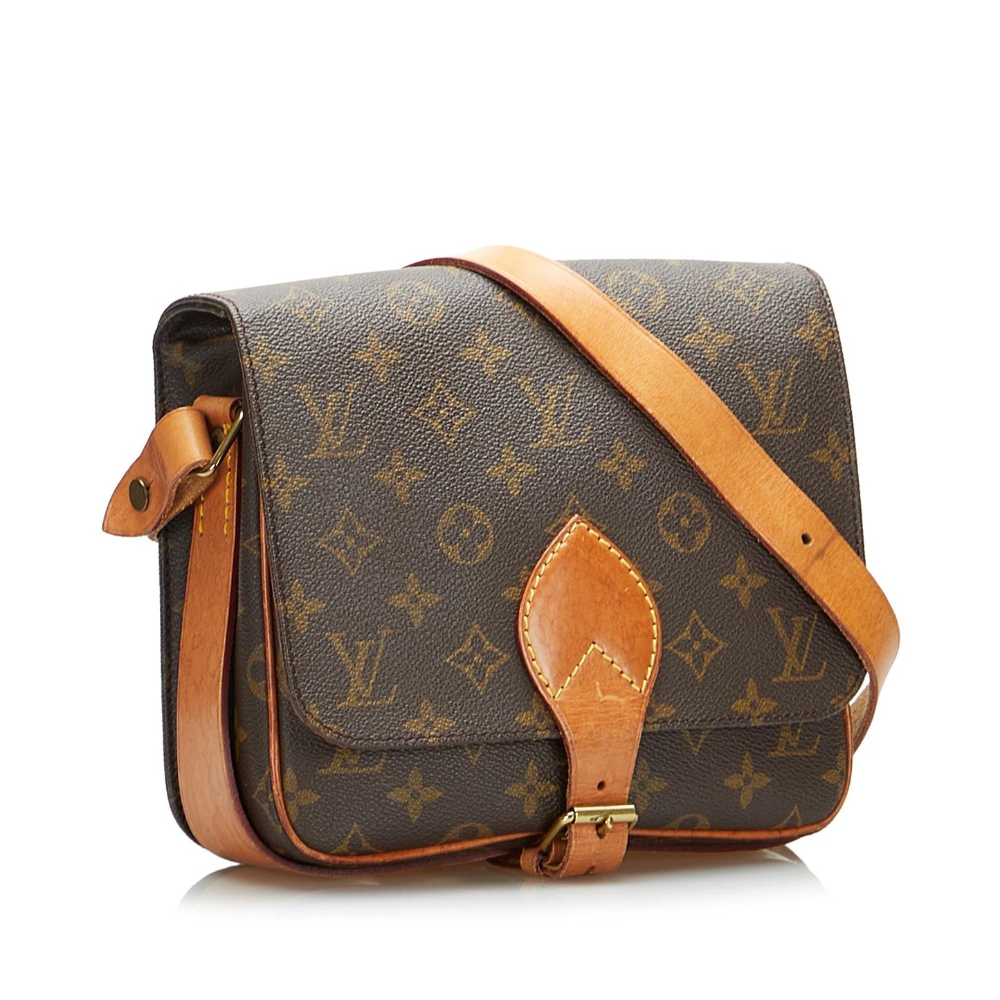 Louis Vuitton Monogram Cartouchiere MM (SHG-1SmWnU)