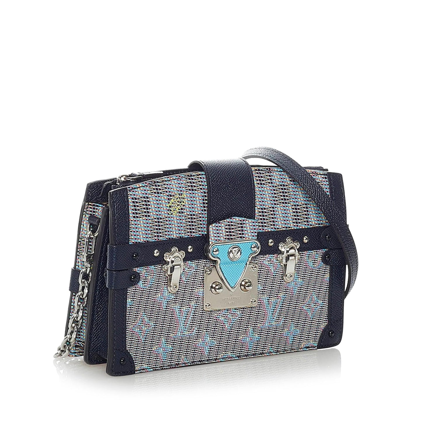 Louis Vuitton Monogram Damier Pop Trunk Clutch (SHG-Mp4tRj)