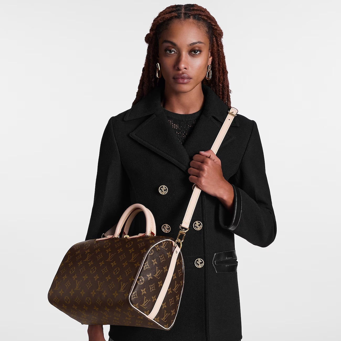 LOUIS VUITTON MONOGRAM SPEEDY BANDOULIÈRE 30 HANDBAG
