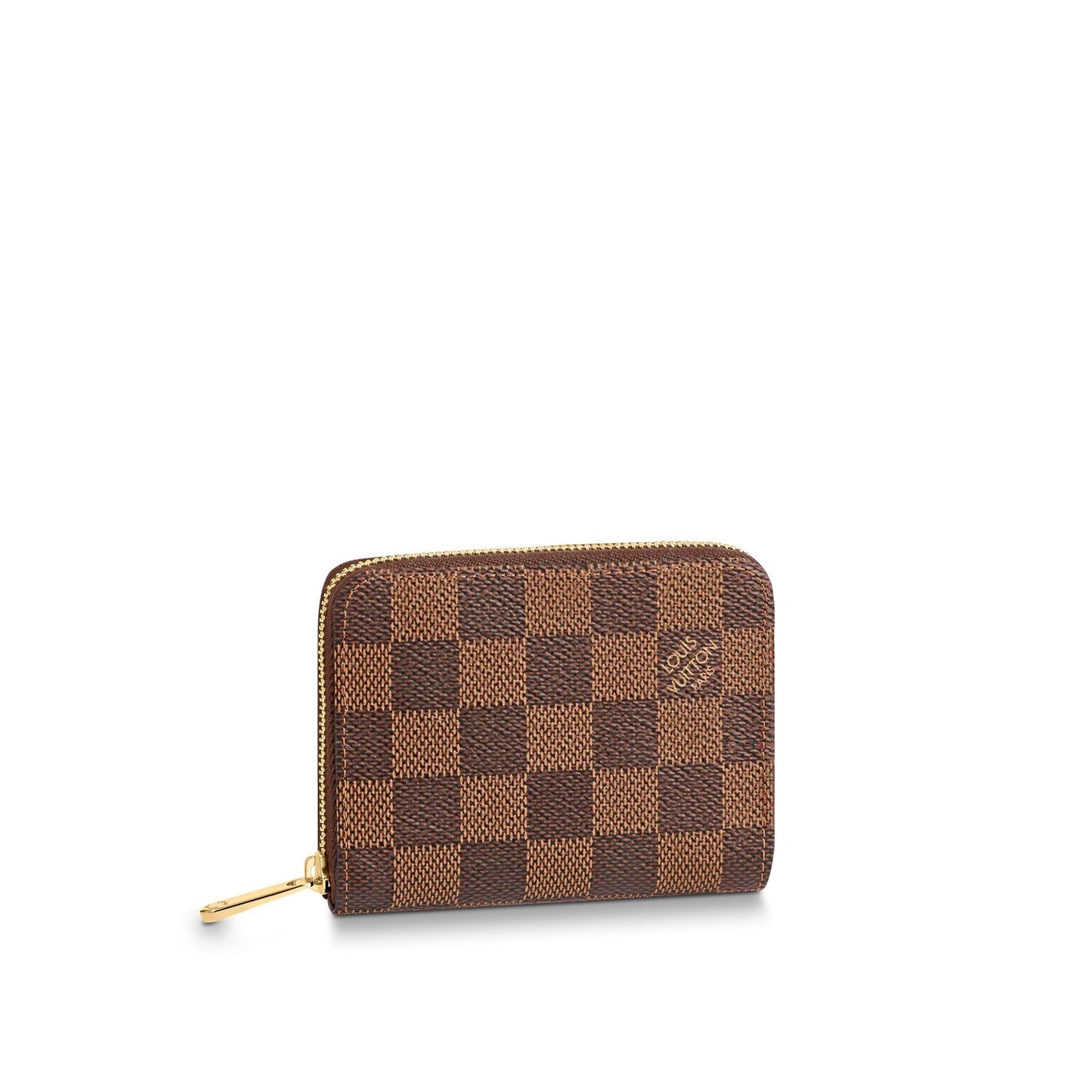 LOUIS VUITTON ZIPPY COIN PURSE DAMIER EBENY
