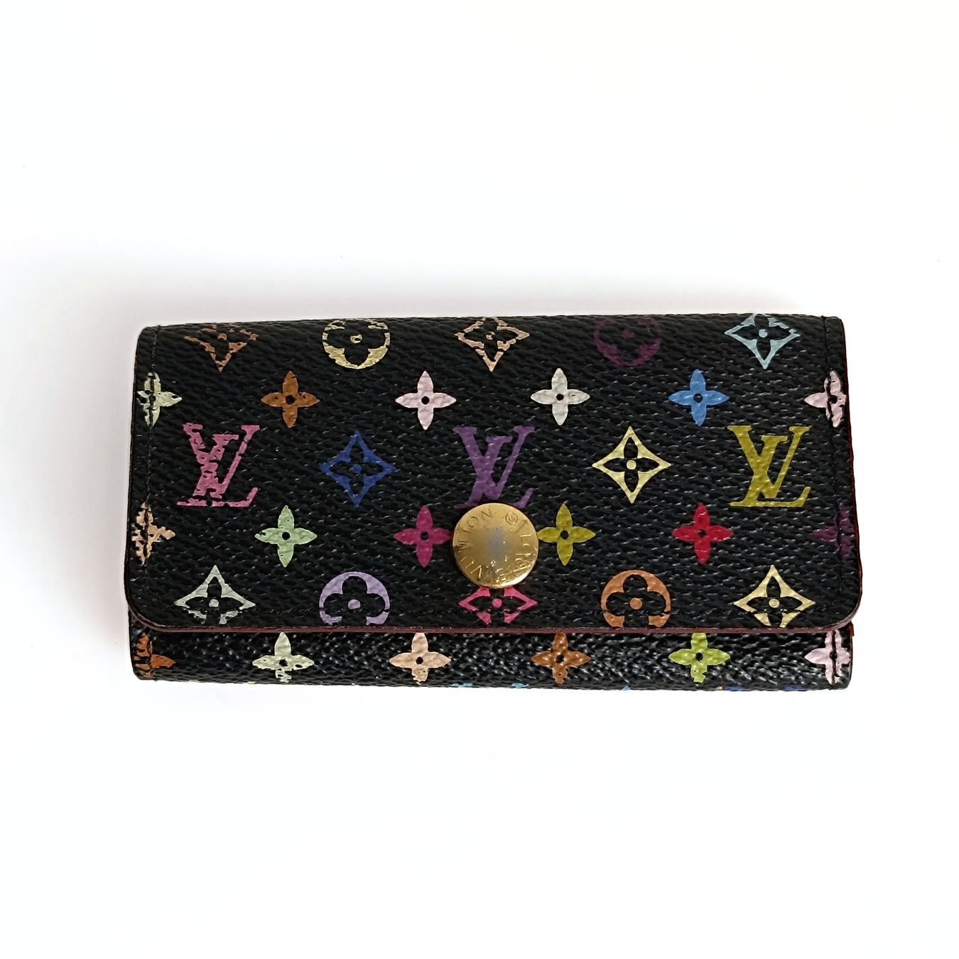 LOUIS VUITTON Louis Vuitton Louis Vuitton multicolored Murakami key ring with 4 hooks