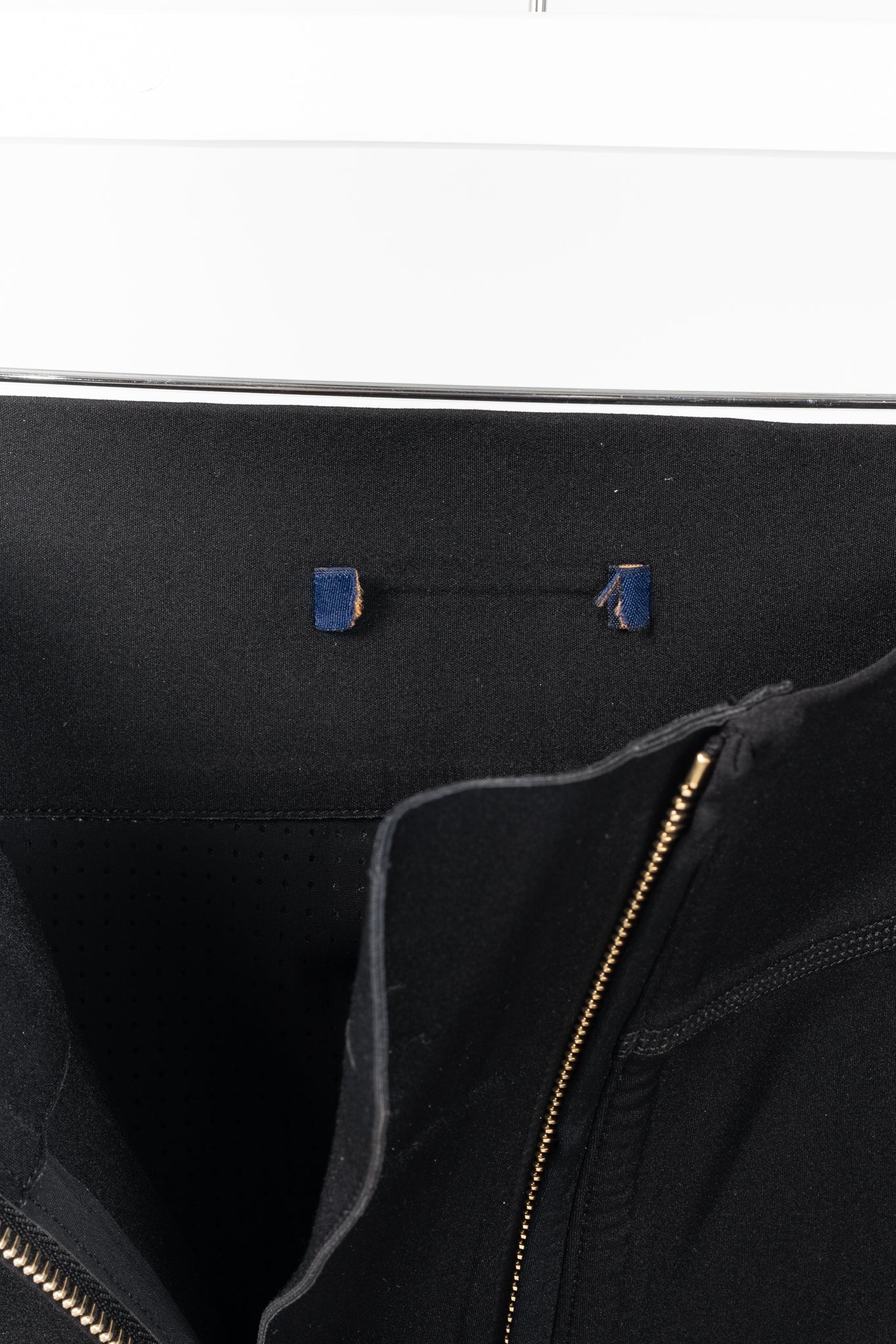 Louis Vuitton Black Stretch Piped Flared Pants