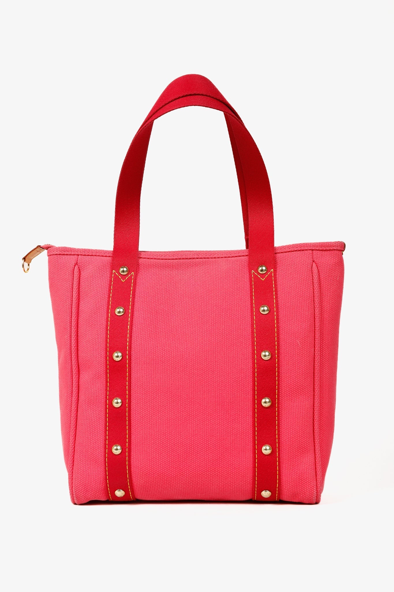 Louis Vuitton Cabas MM Rose Antigua Canvas Tote