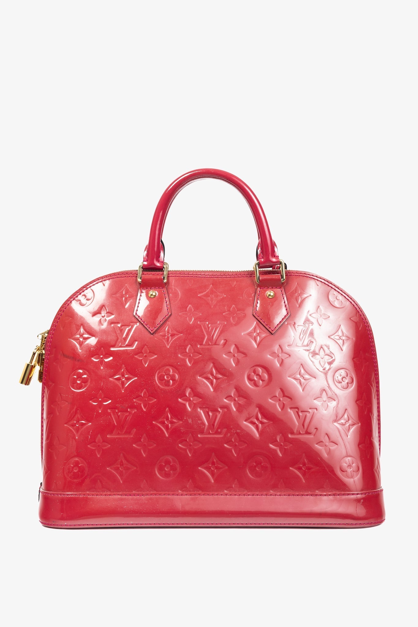 Louis Vuitton Alma PM Indian Rose Monogram Vernis Tote