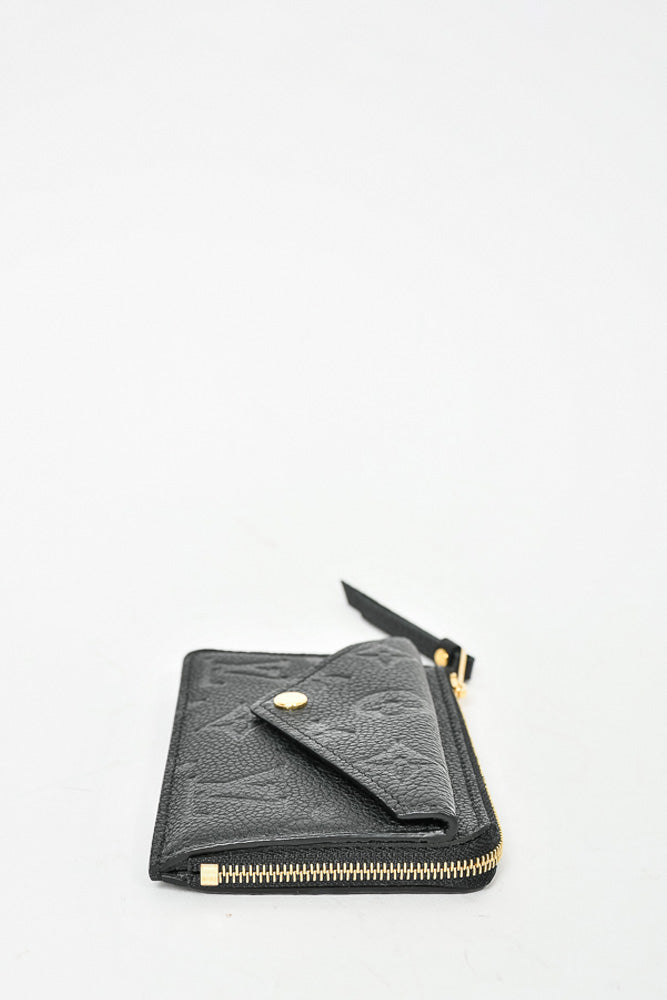 Louis Vuitton Black Empreinte Recto Verso Card Holder