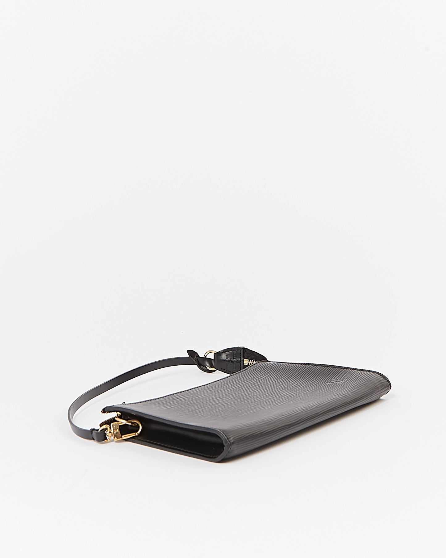 Louis Vuitton Black Epi Leather Pochette Shoulder Bag