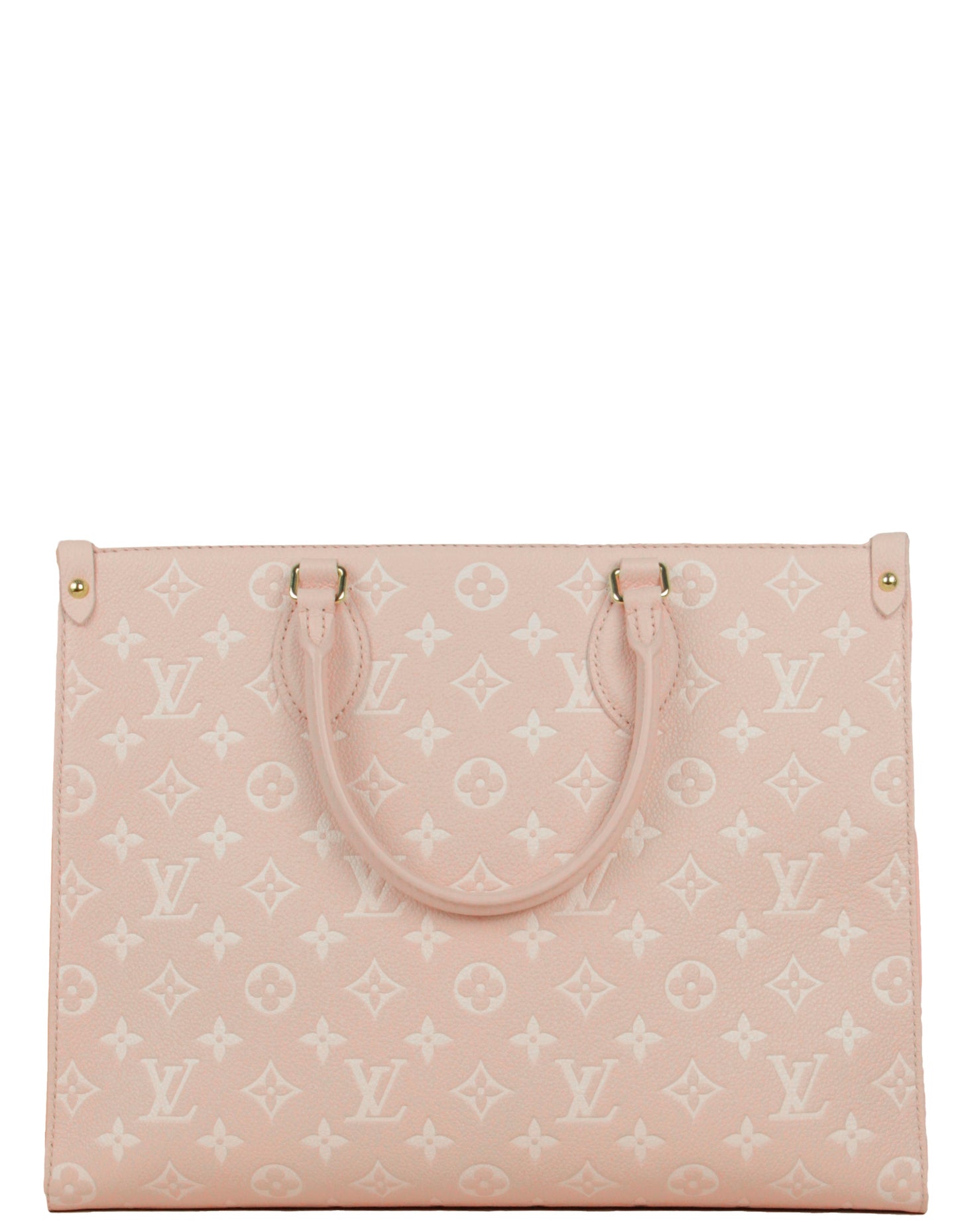 Louis Vuitton Pink/Yellow Empreinte Monogram Spring In The City Onthego MM Tote Bag