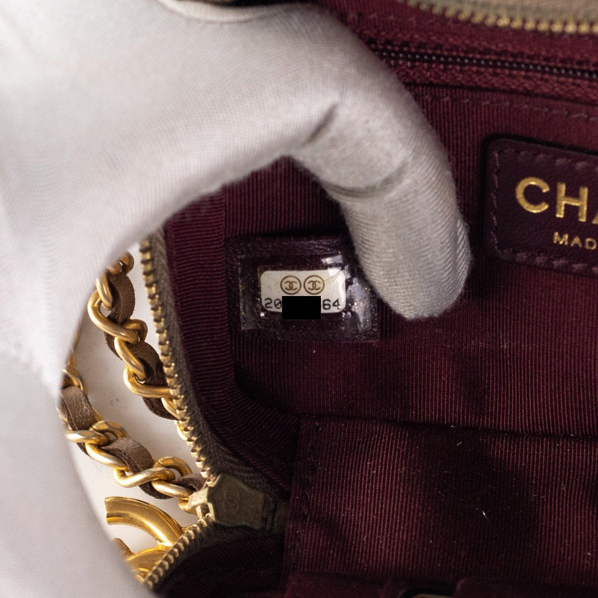 Chanel Calfskin Crossbody Bag Nude