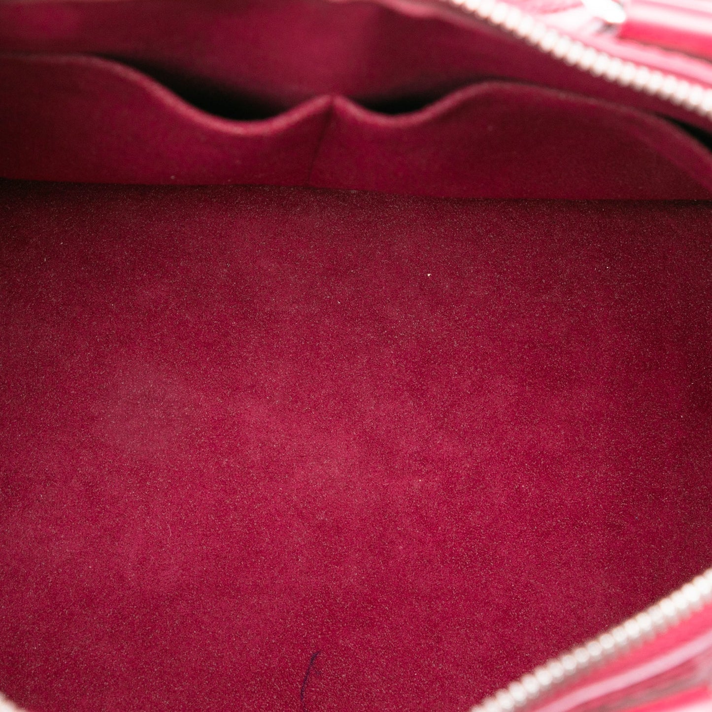 Red Louis Vuitton Epi Alma PM Handbag