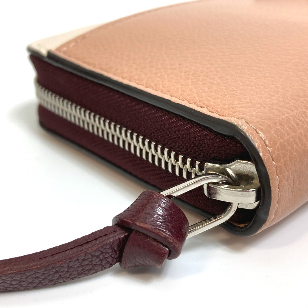 LOUIS VUITTON Long Wallet Purse M67540 leather Orange beige type Zippy Rock Me Women