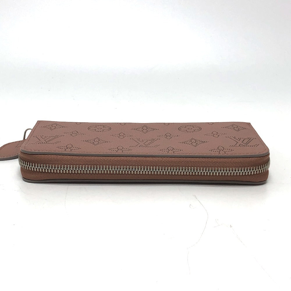 LOUIS VUITTON Long Wallet Purse M61868 Monogram Mahina pink Monogram Mahina Zippy wallet Women