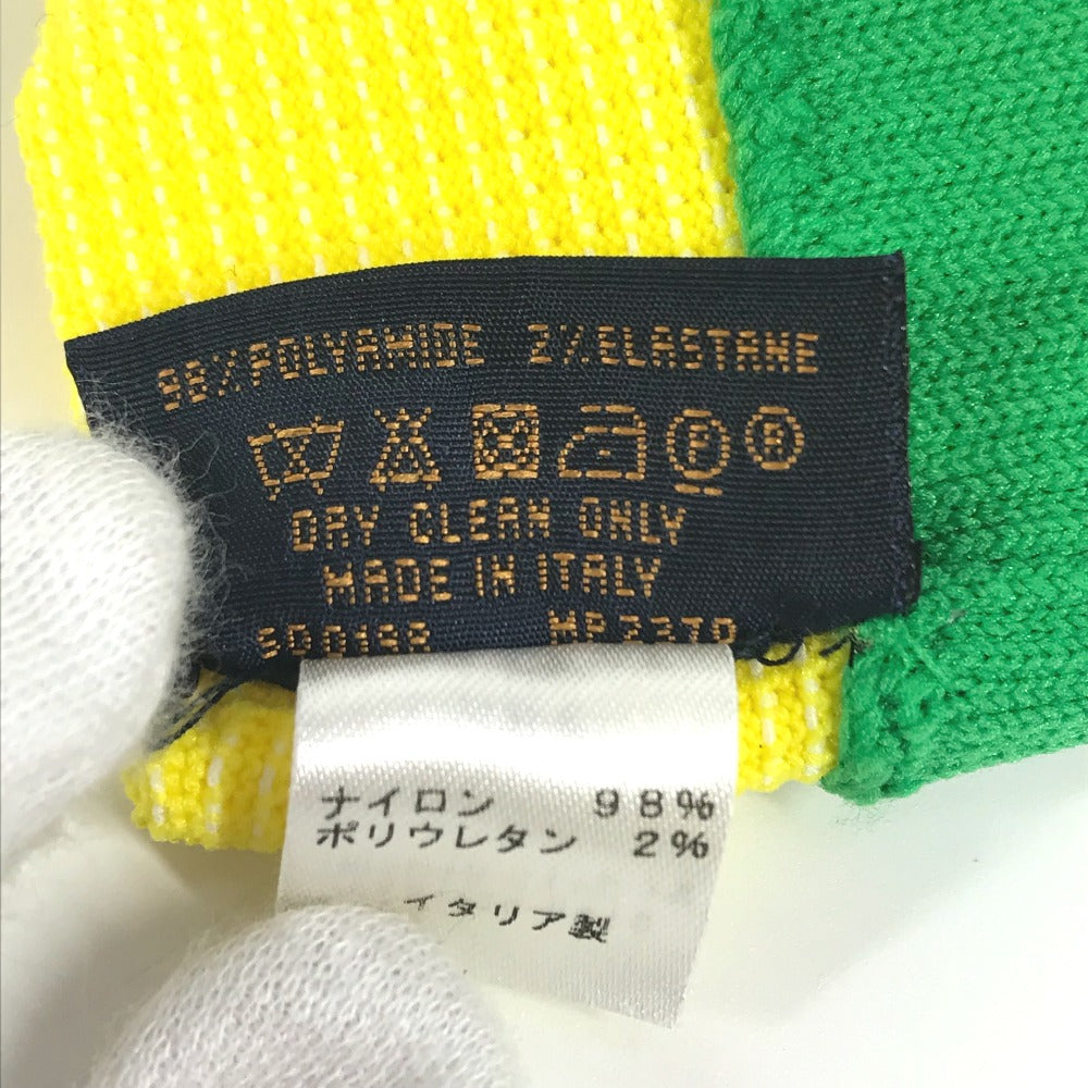 LOUIS VUITTON gloves MP2370 Nylon, Polyurethane yellow Gon RGB mens