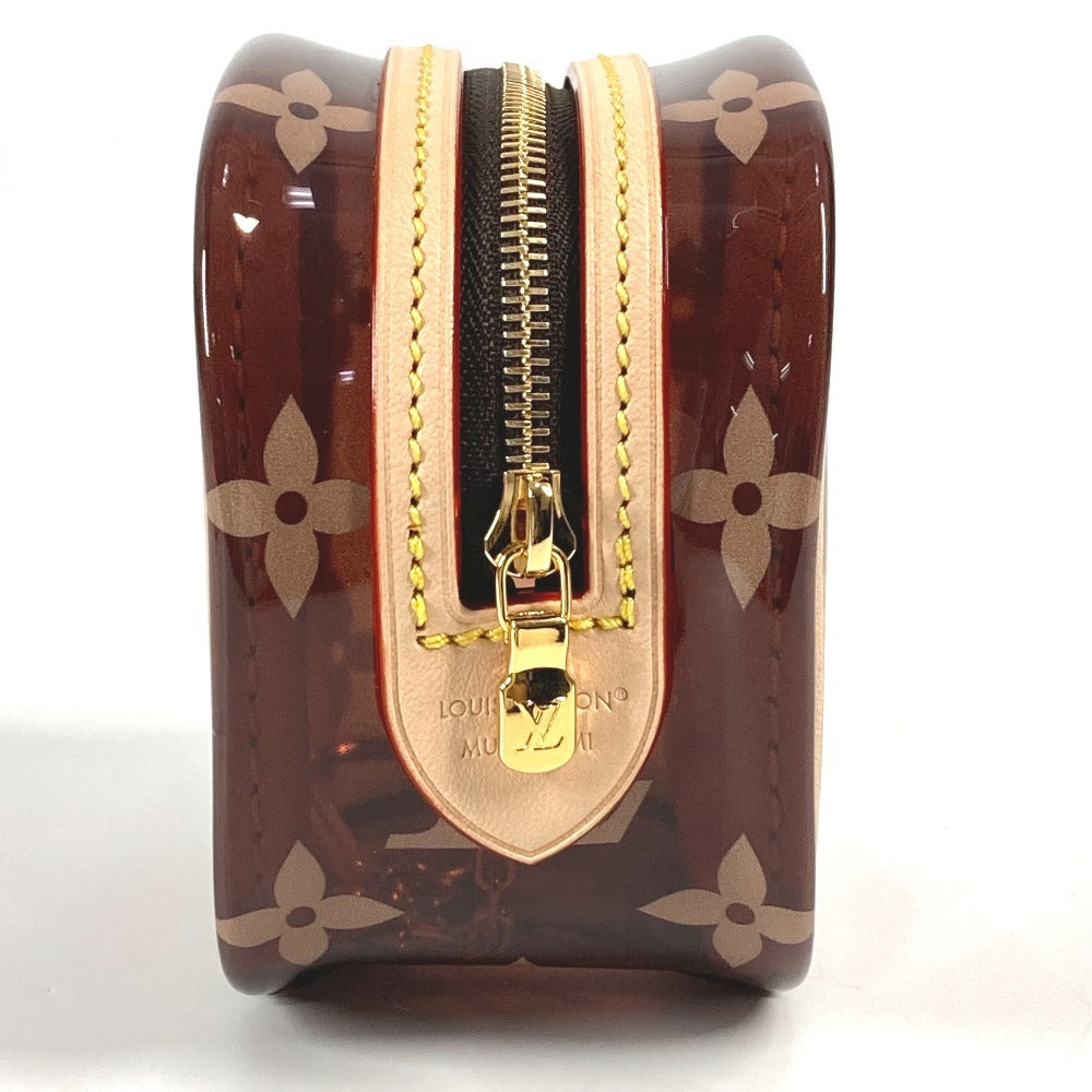 LOUIS VUITTON Pouch M14943 PVC Brown Monogram Takashi Murakami Cherry LV × TM Porto Monnaie Cube