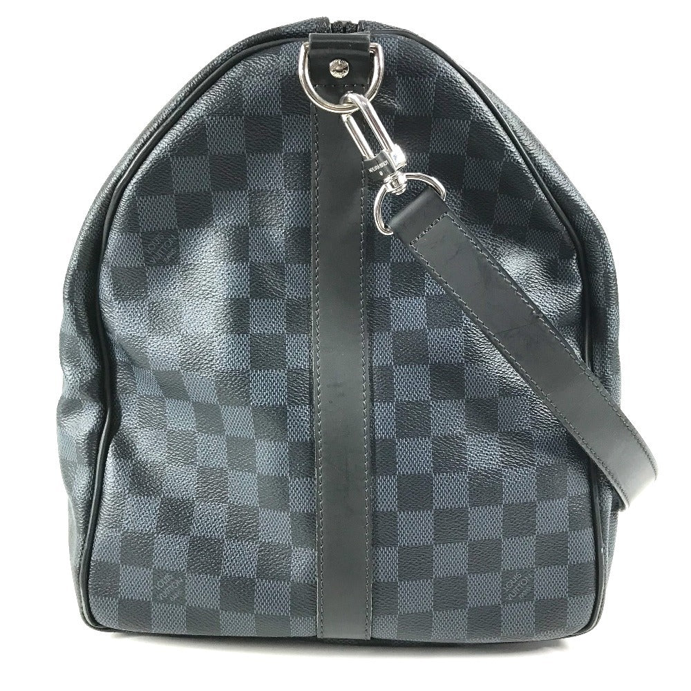 LOUIS VUITTON Boston Duffel bag M41356 Damier Cobalt Canvas Navy Damier Cobalt Keepall bandouliere55