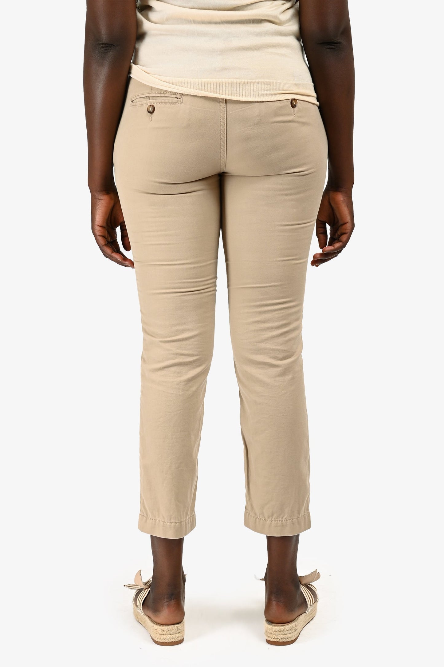 Gucci Brown Cotton Chino Pants Size 42