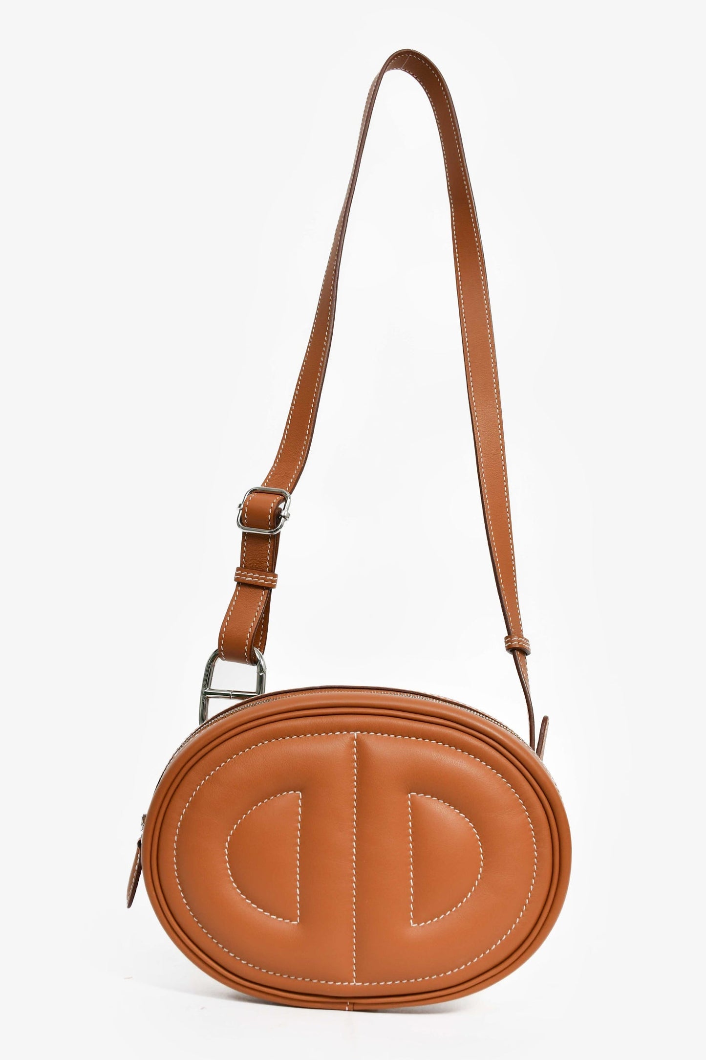 Hermes 2020 Brown Swift Verso "In Loop Belt" Bag