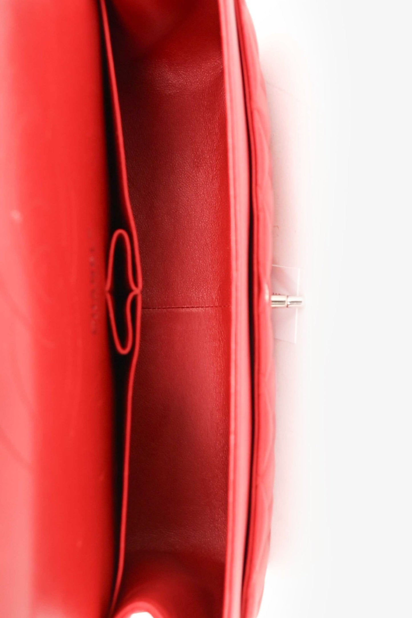 Chanel™ 2012-13 Red Lambskin Leather Classic Large Double Flap