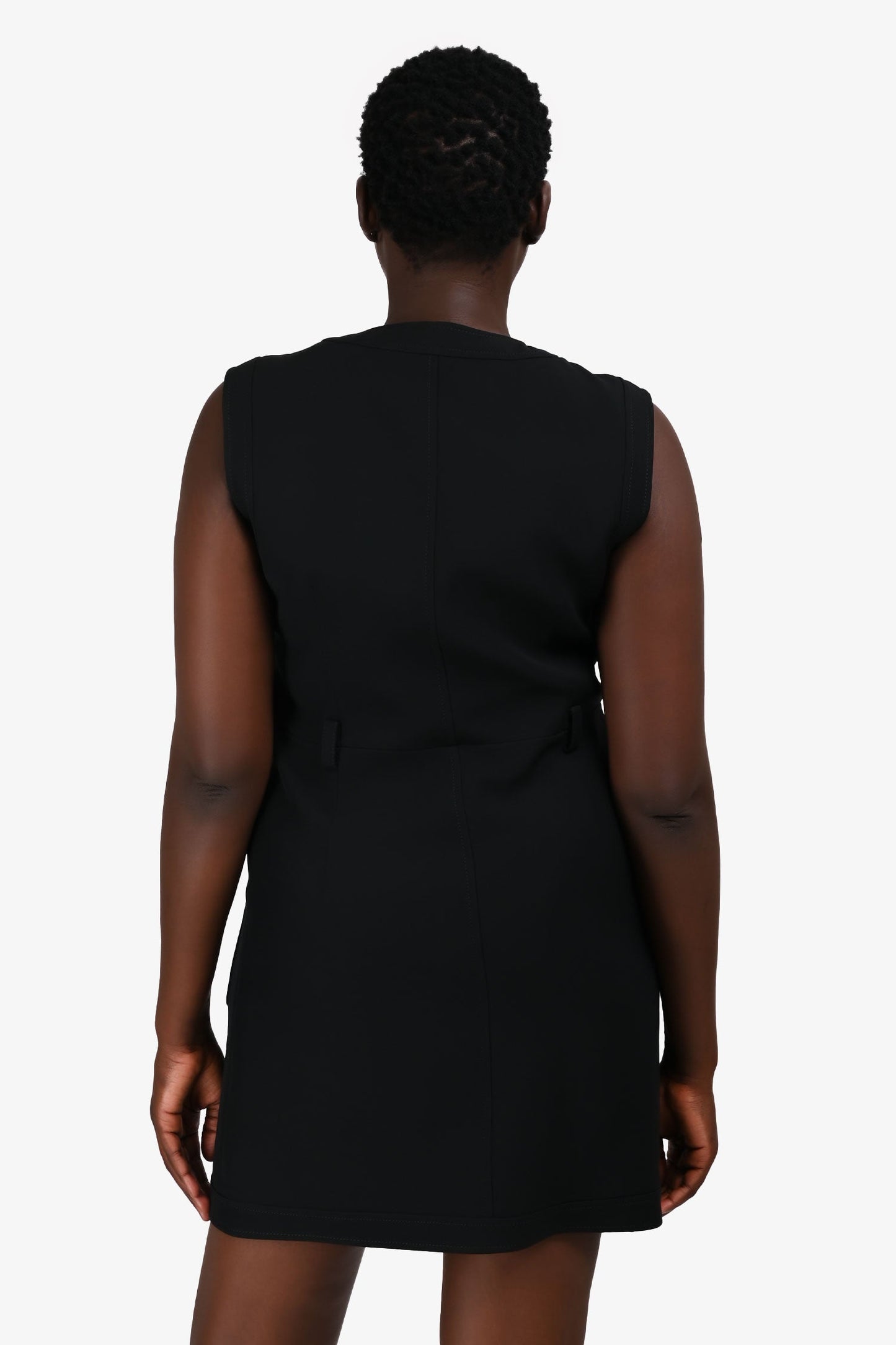 Gucci 2019/20 Black Pocket Detail Button-Up Dress Size 44
