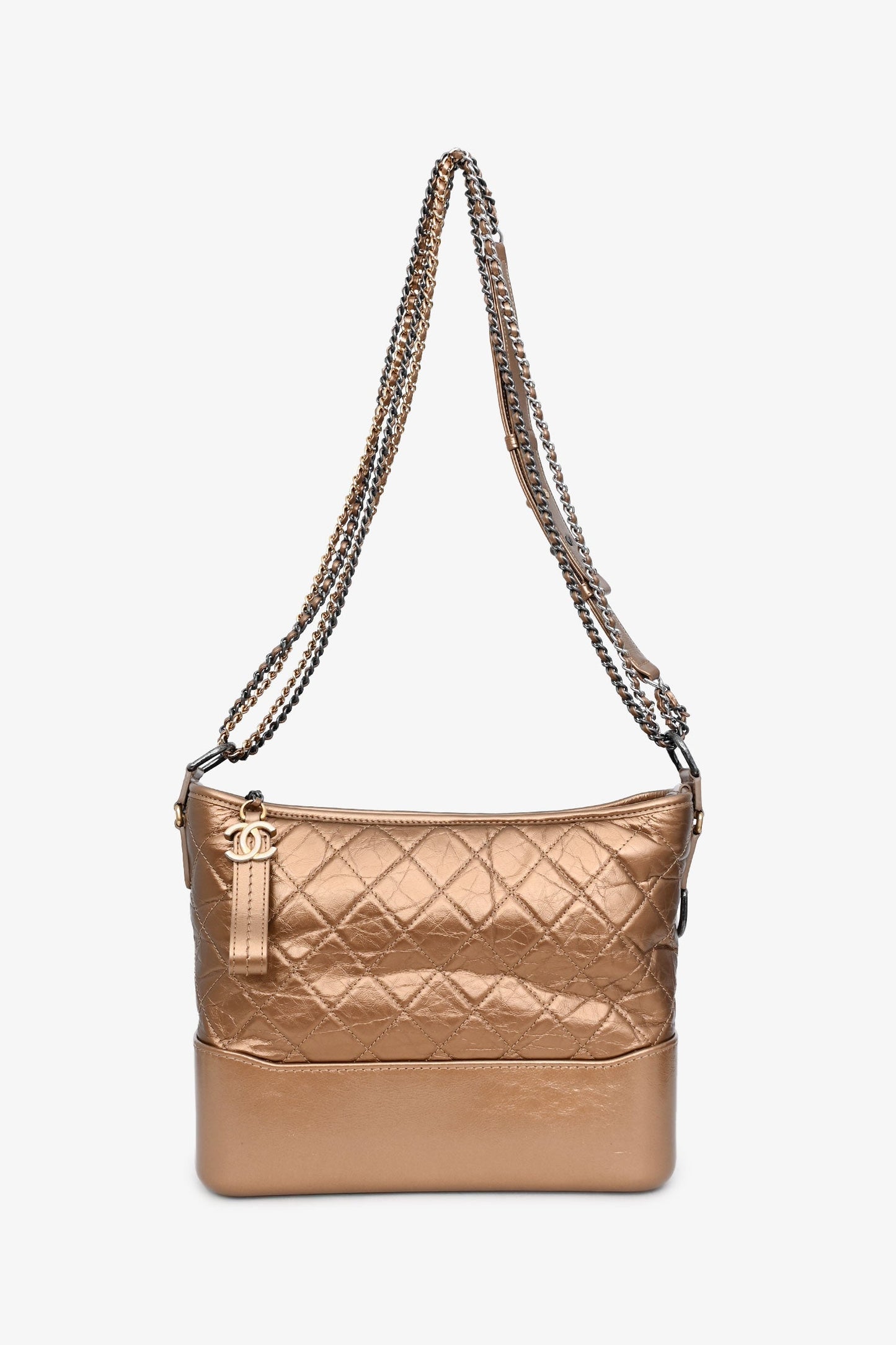 Chanel™ 2017-18 Gold Medium Gabrielle Hobo