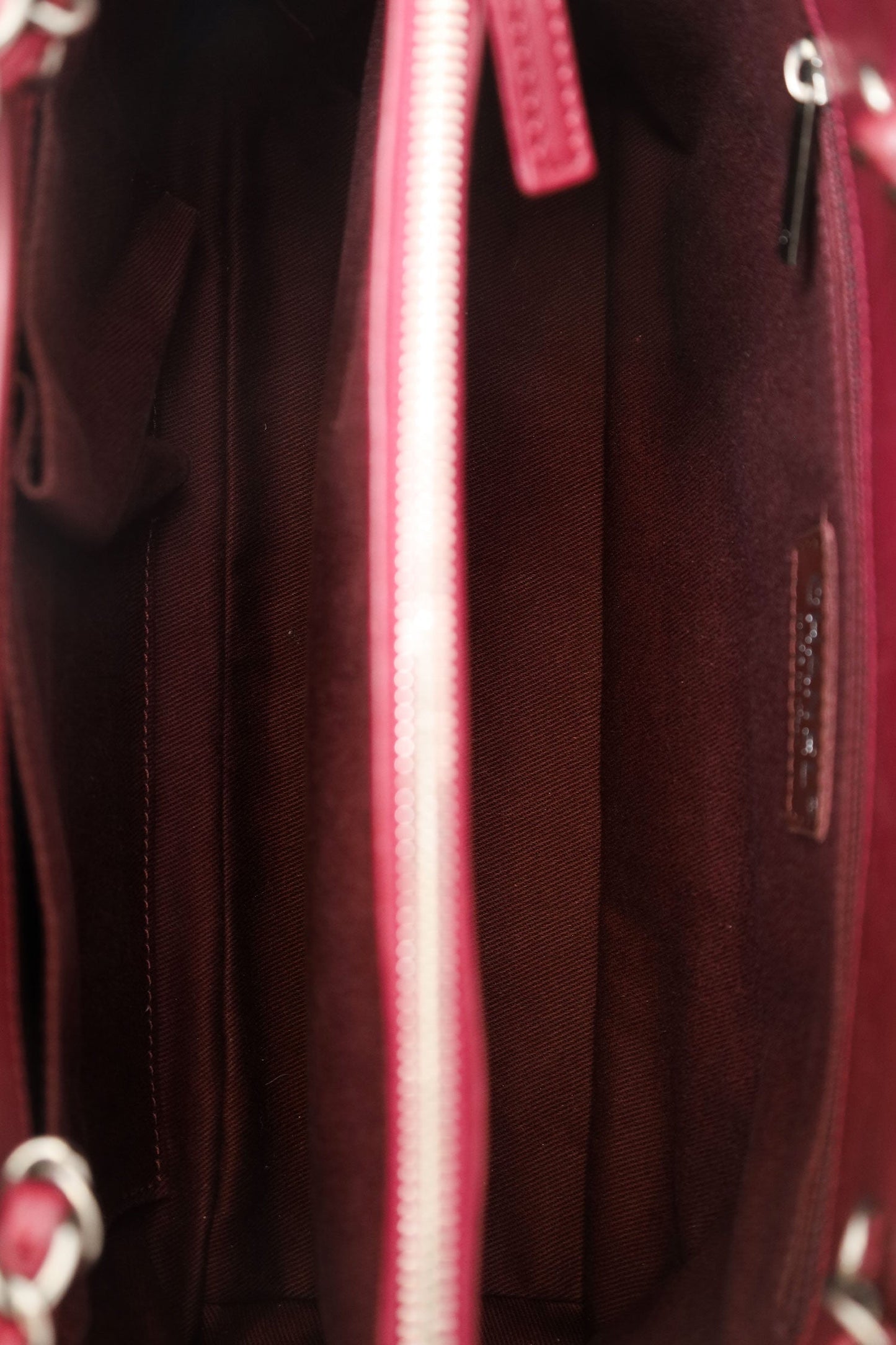 Chanel™ 2011-12 Burgundy Quilted Leather CC Chain Tote