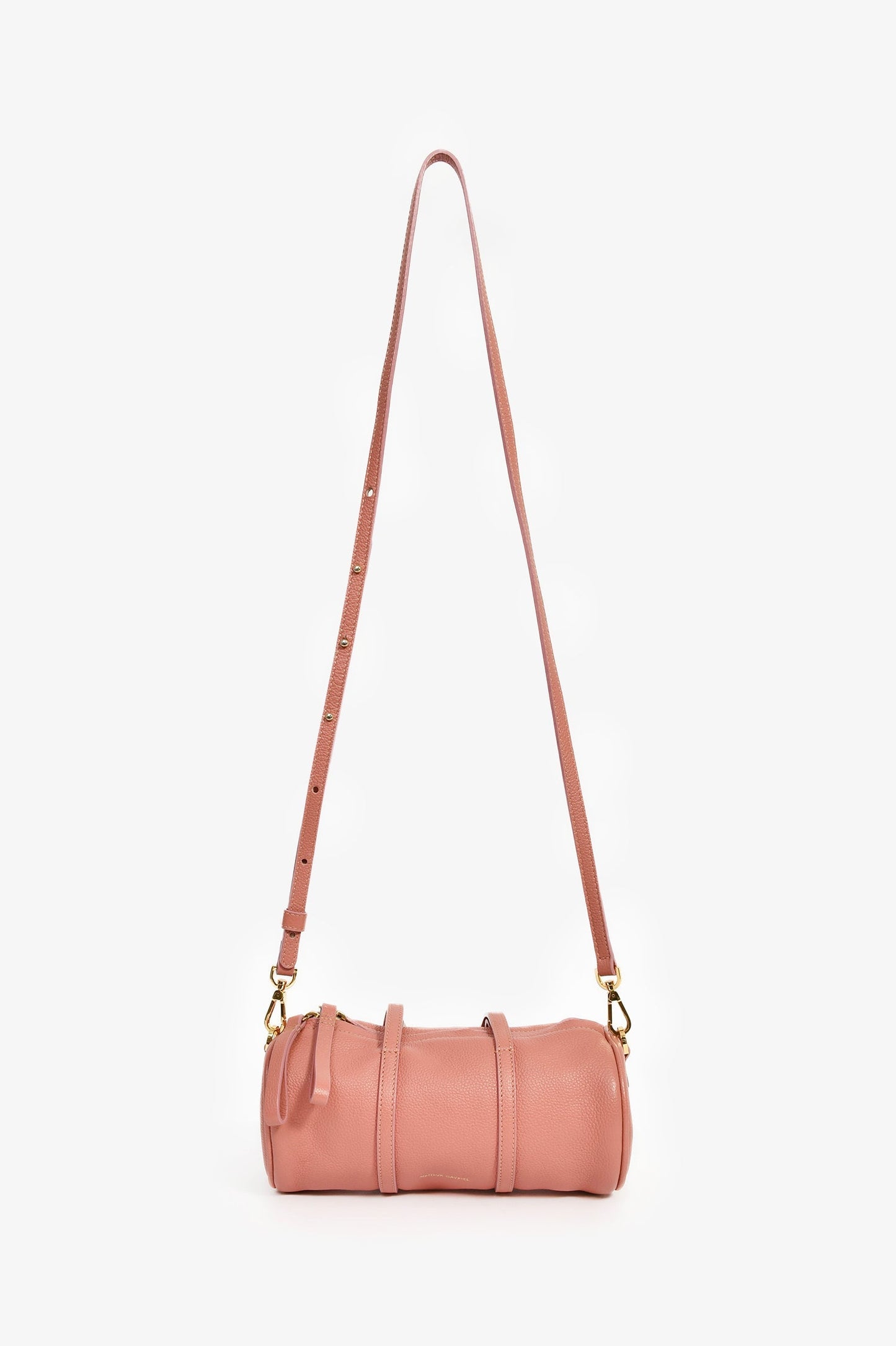 Mansur Gavriel 2012 Blush Pebble Leather Mini Mini Duffle Crossbody Bag
