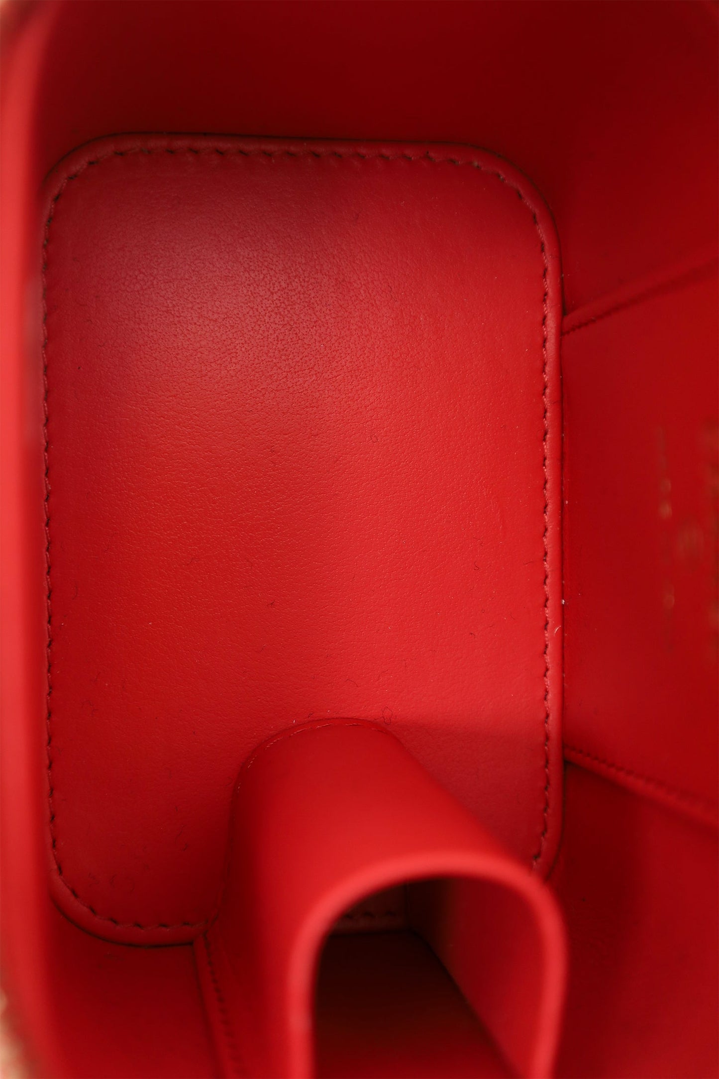 Chanel™ Coral Classic Caviar Leather Vanity Bag With Chain