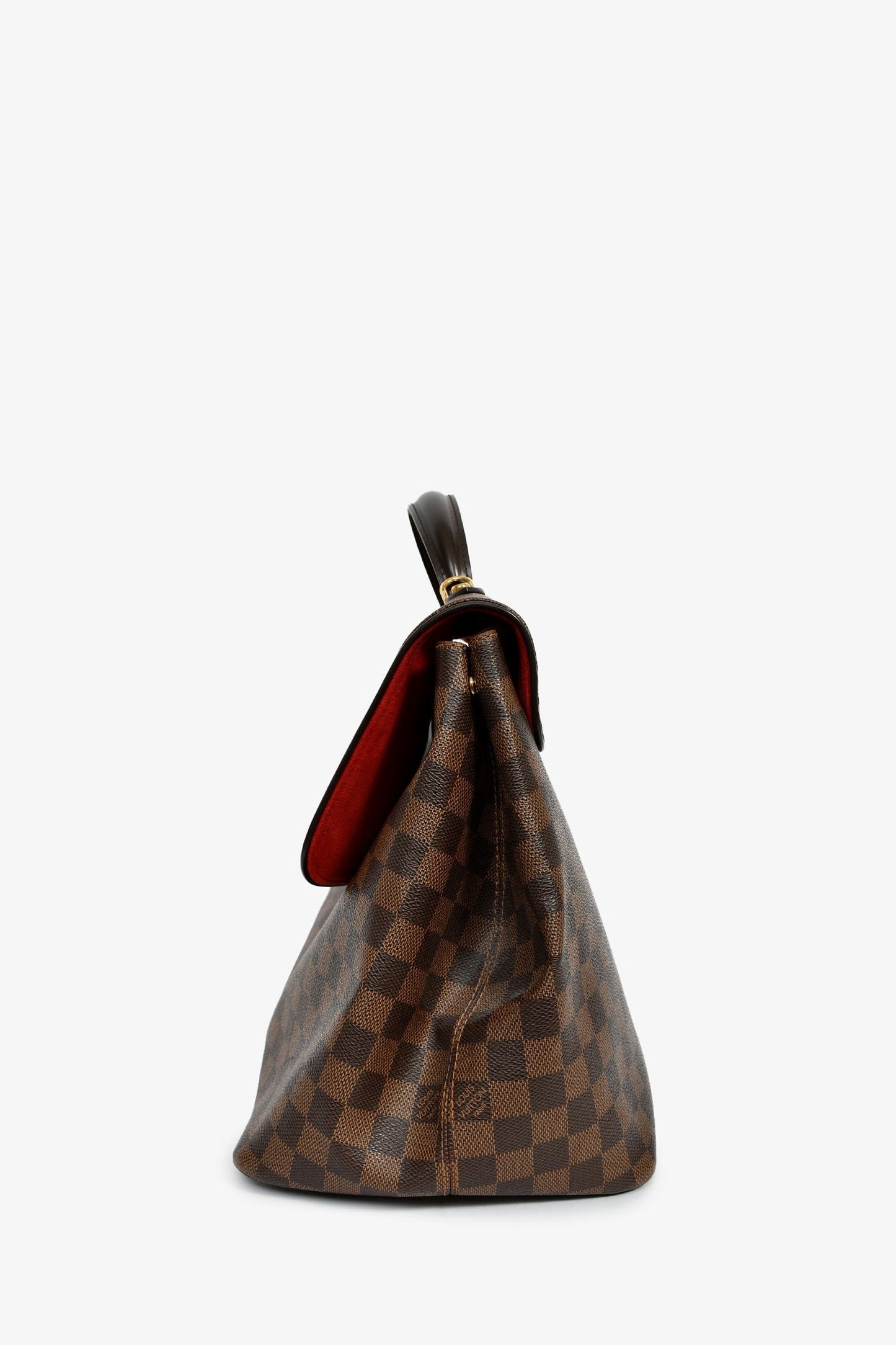 Louis Vuitton 2011 Brown Canvas Damier Ebene GM Bergamo Tote