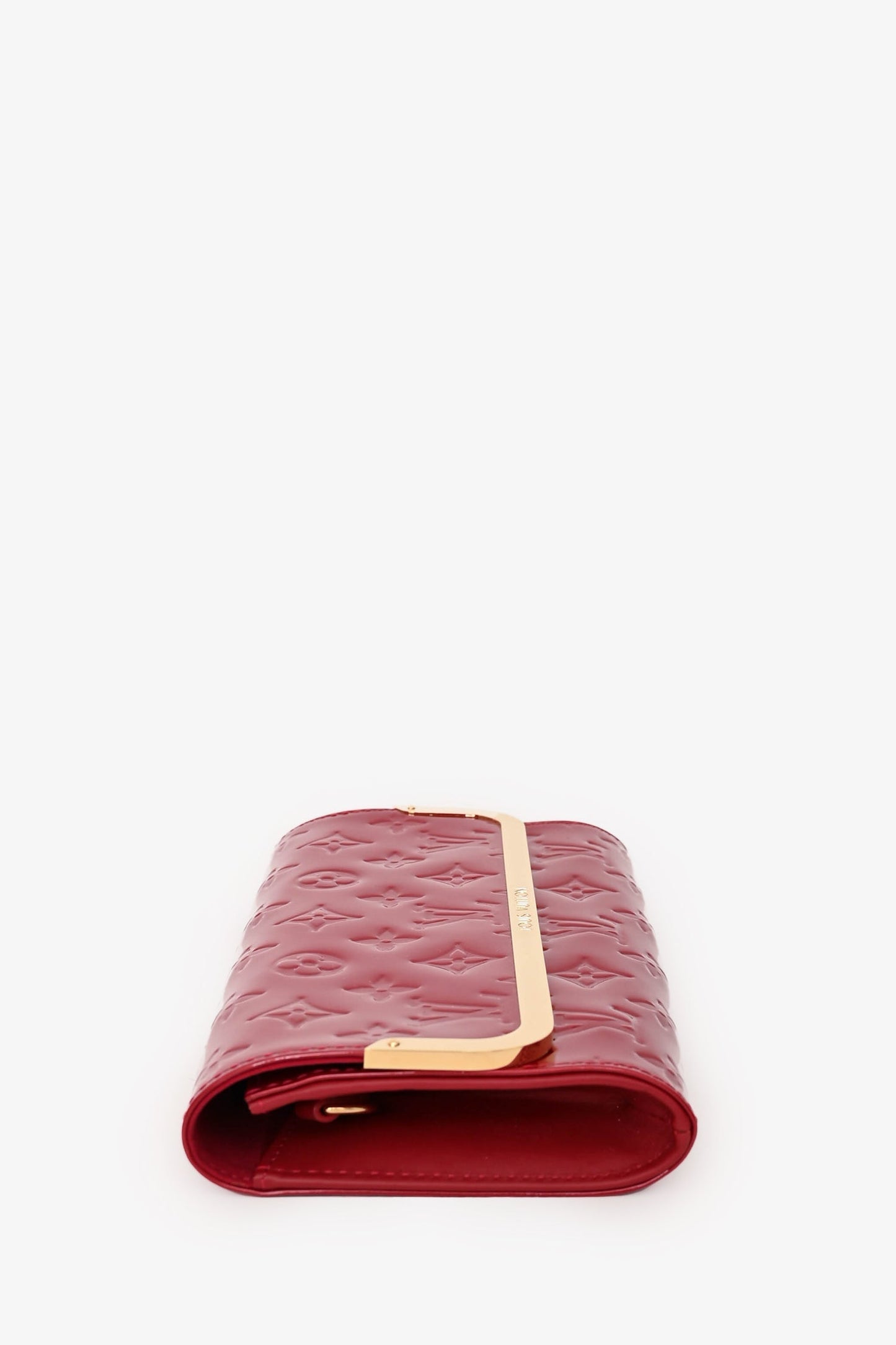 Louis Vuitton 2011 Vernis Rossmore Pomme D'Amour Monogram MM Shoulder Bag