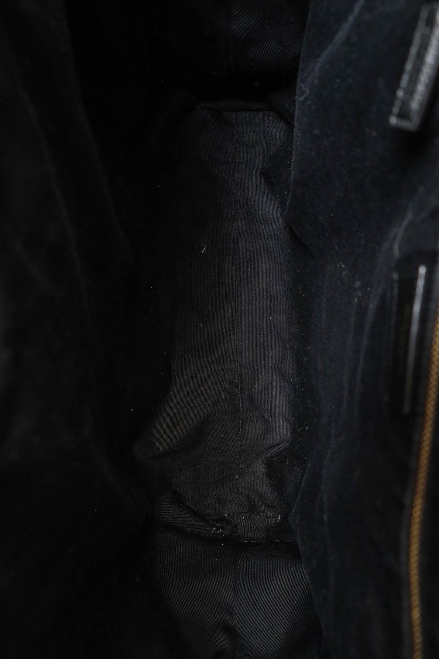Saint Laurent Black Leather Quilted 'ICARE' Oversized Bag with Pouch