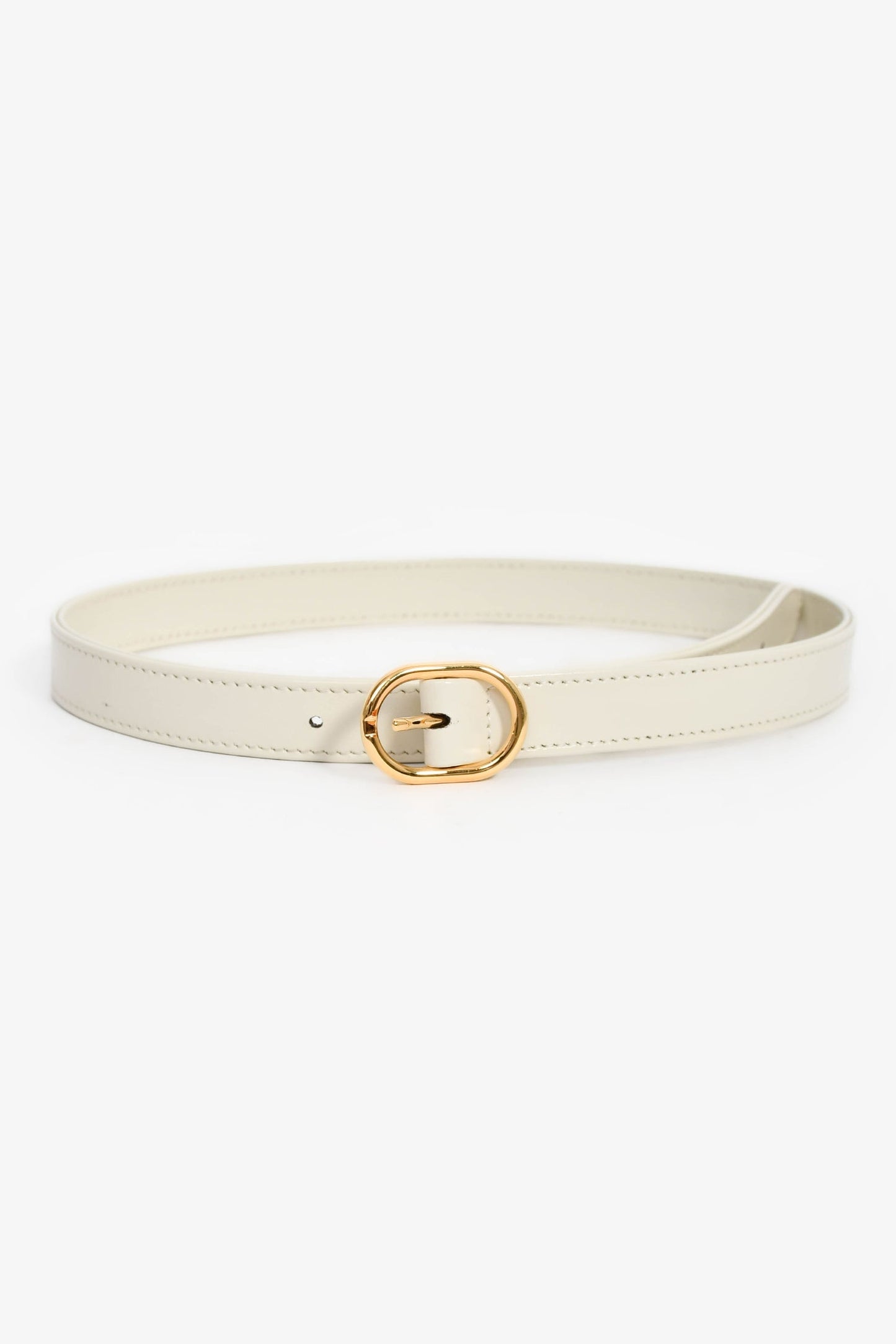 Gucci Cream Smooth Leather Jackie 1961 Small Shoulder Bag with Strap