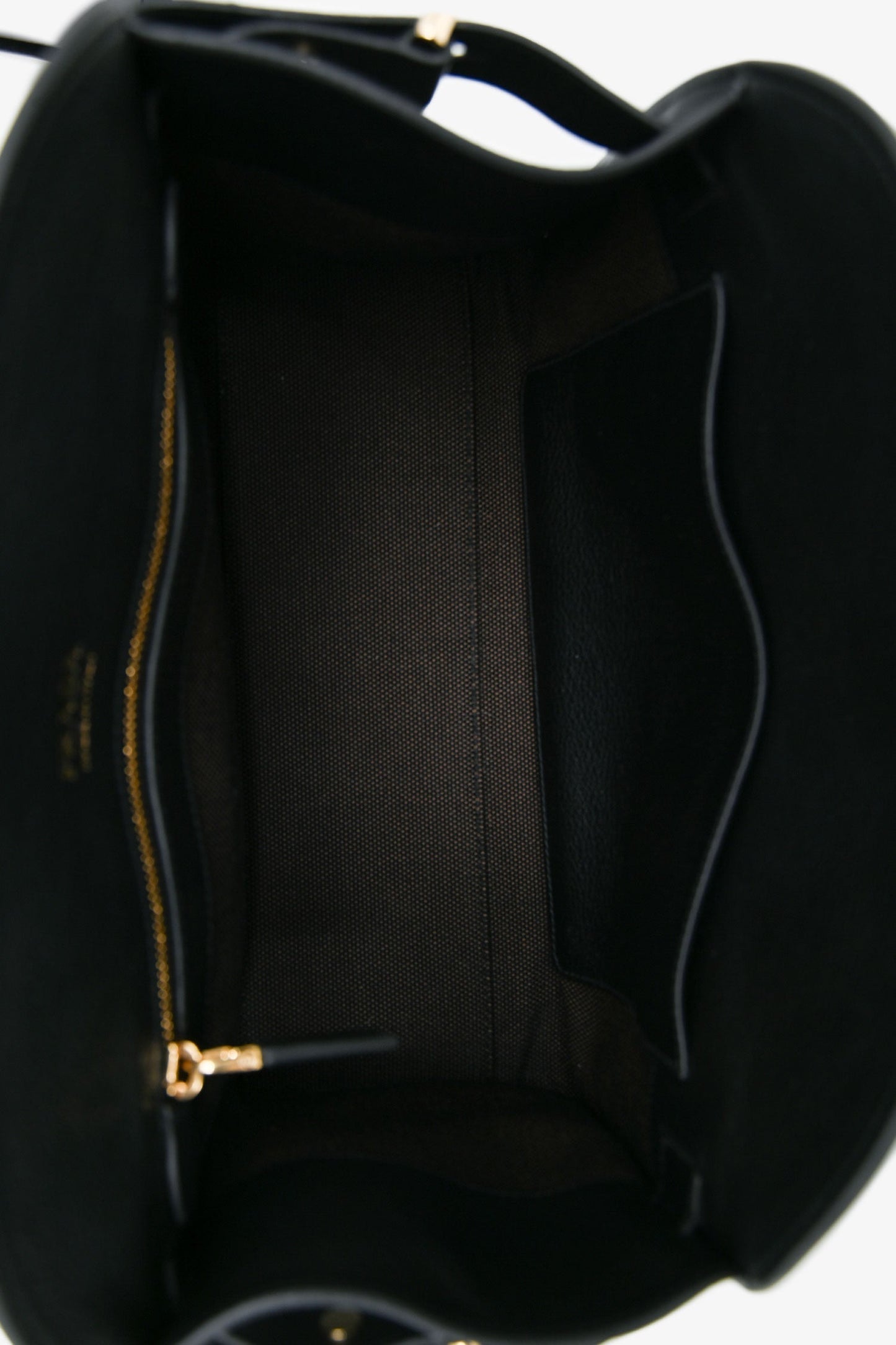 Prada Black Leather Medium Tote Bag