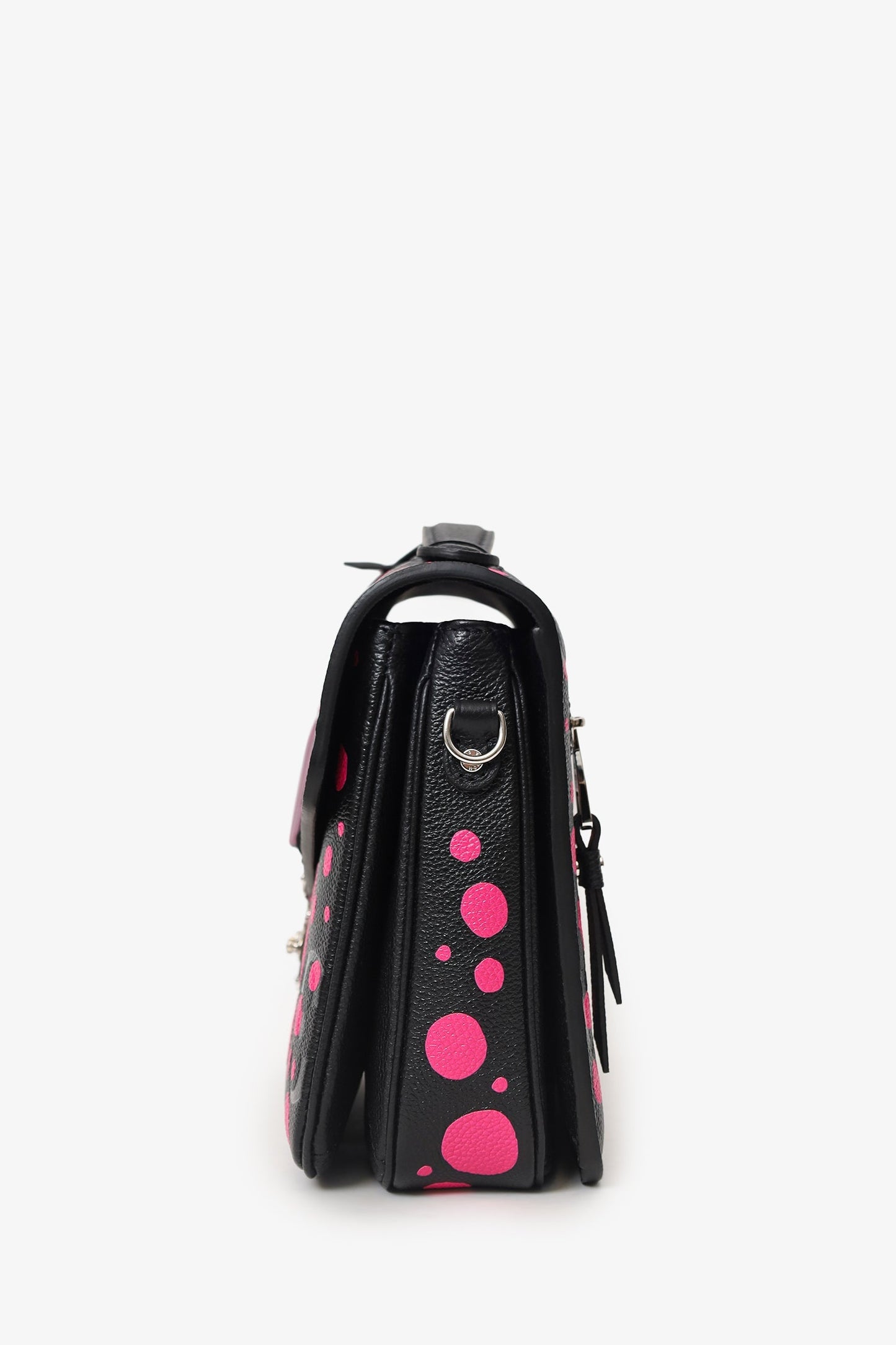 Louis Vuitton x Yayoi Kusama 2023 Black/Fuchsia Monogram Giant Empreinte Dots Pochette Métis