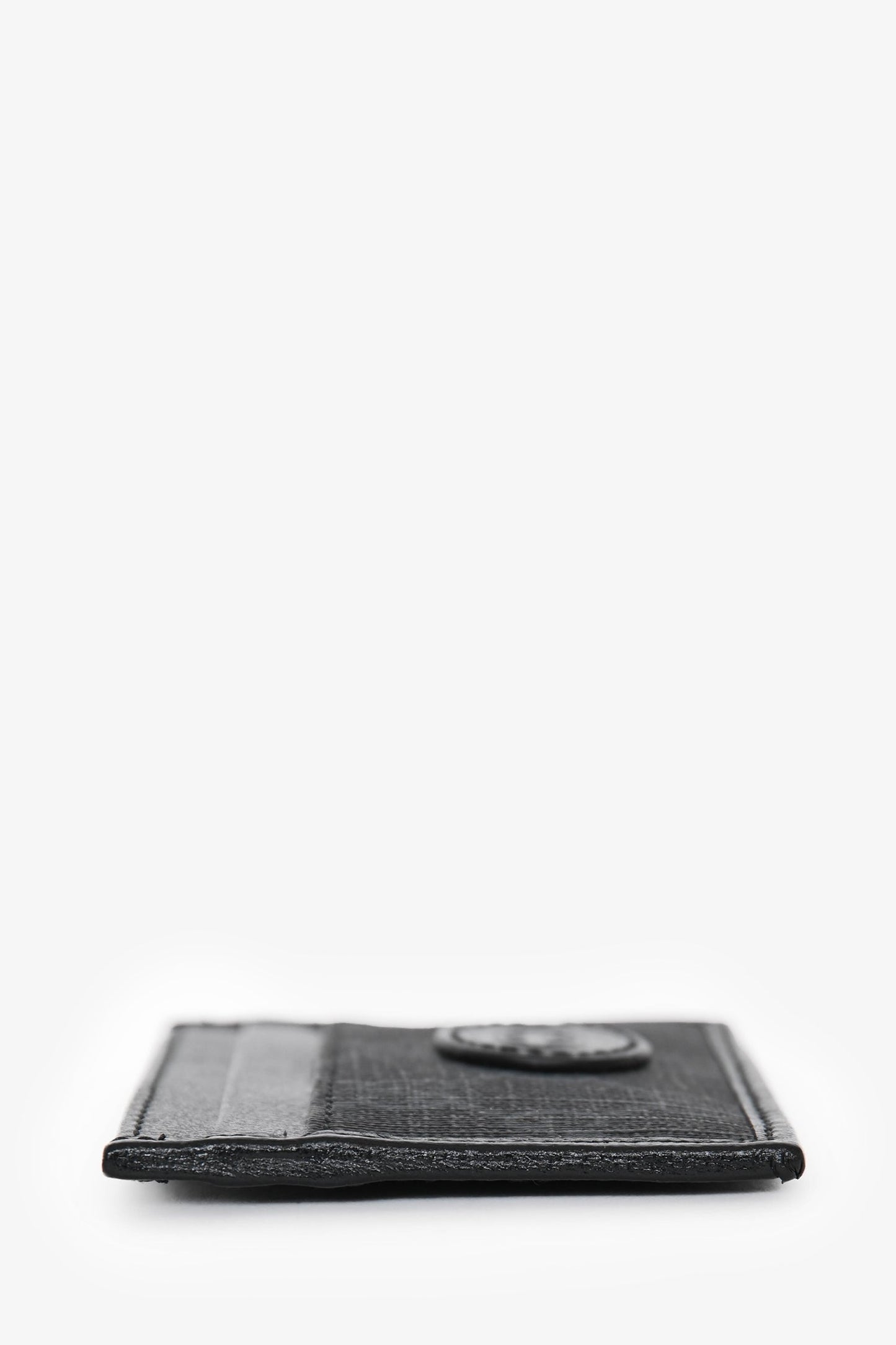 Gucci Black GG Monogram Coated Canvas/Leather Card Holder