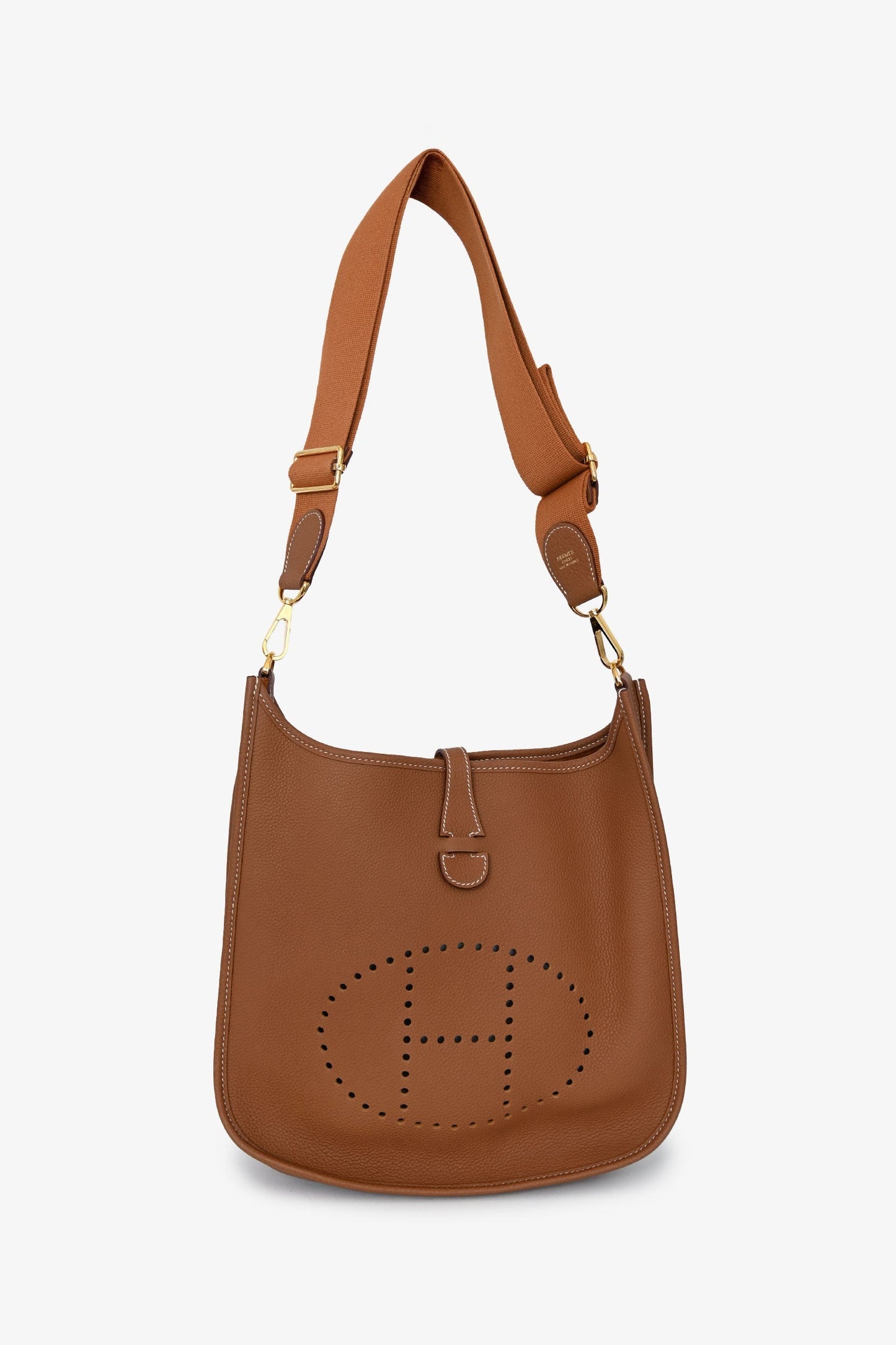 Hermès 2022 Gold Clemence Evelyne Pochette III 29