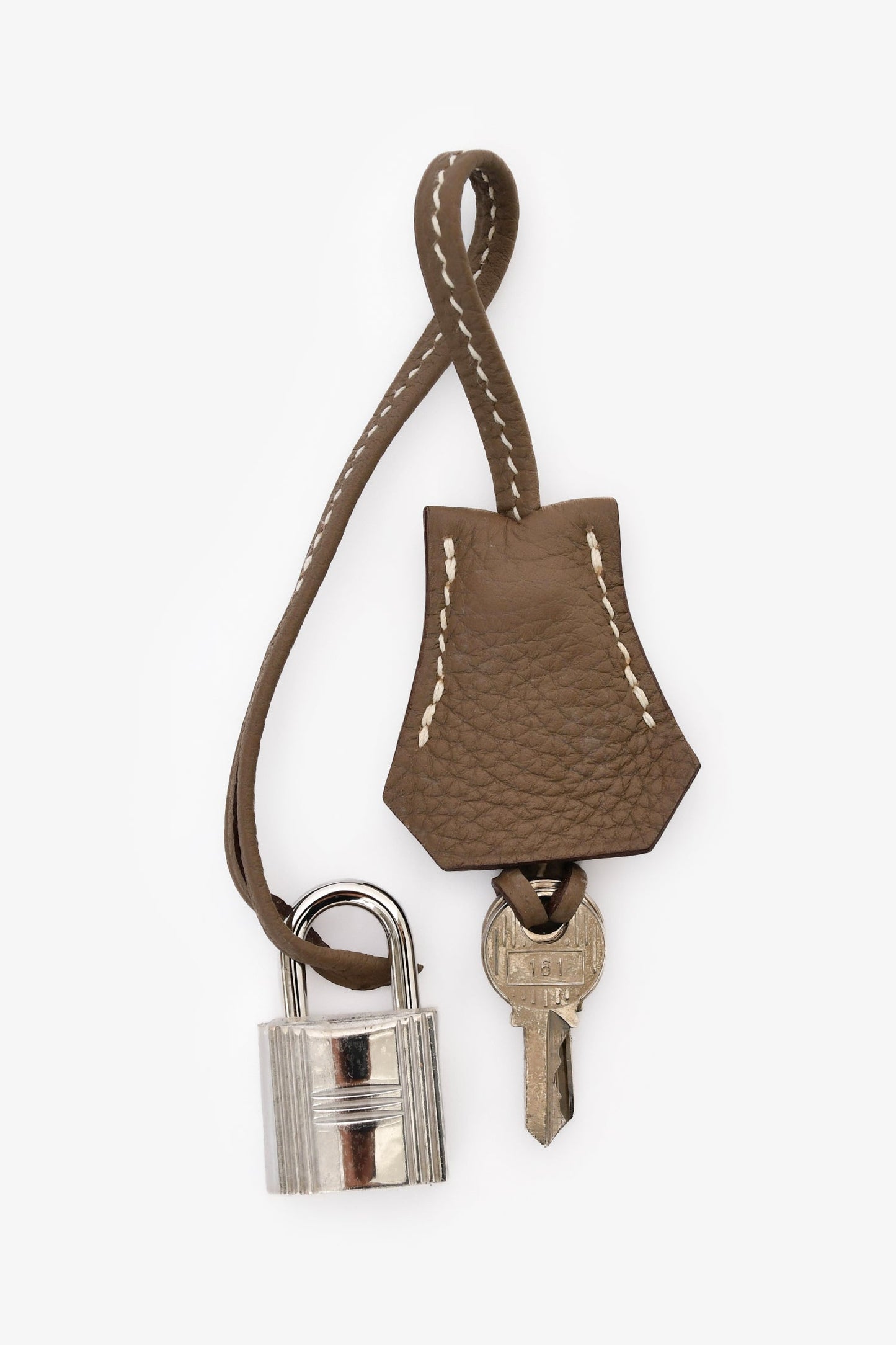 Hermes 2014 Etoupe Clemence Kelly 32 PHW with Strap